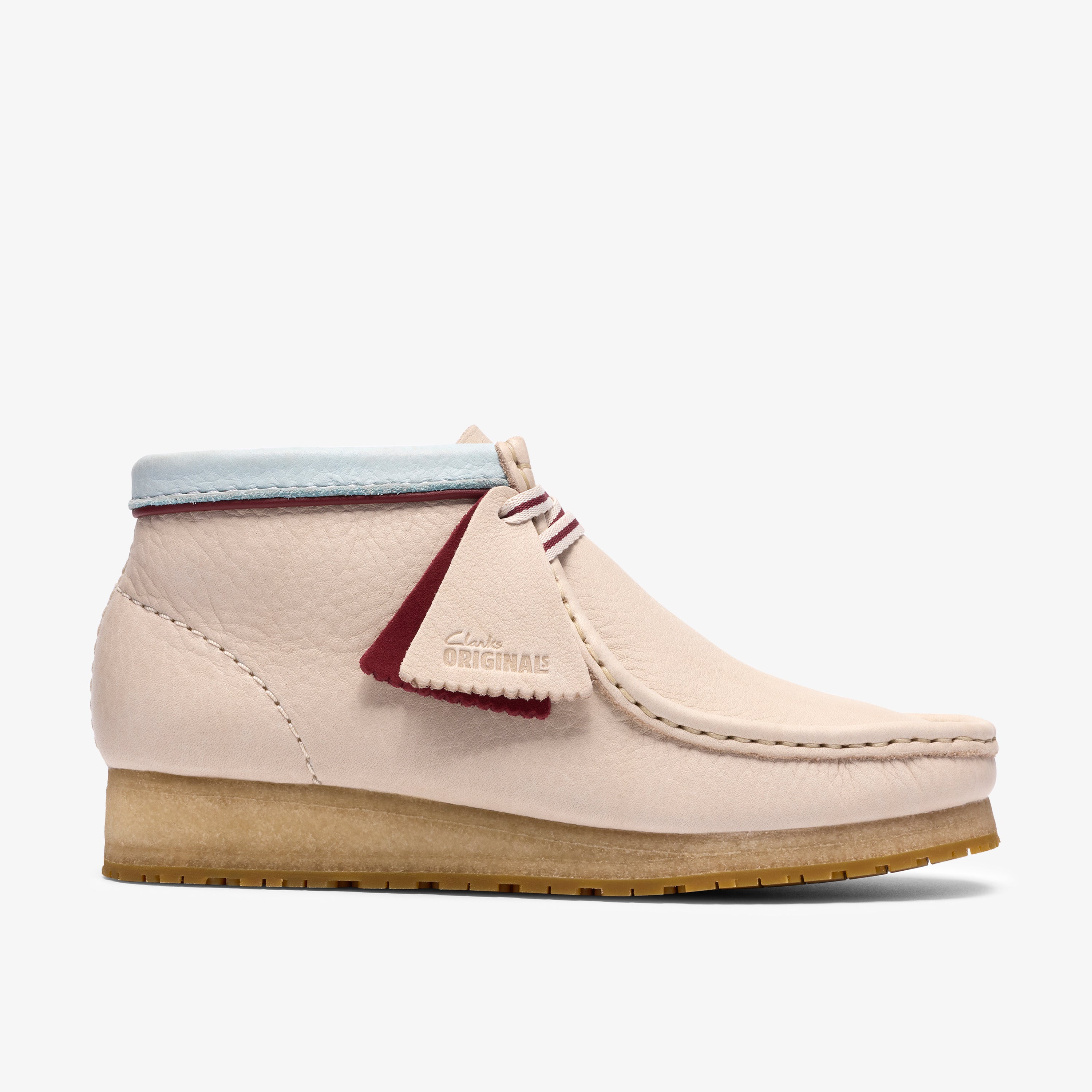 クラークス Clarks Walla Boot RB. / ワラビーブーツRB (ホワイトコンビレザー)の1枚目