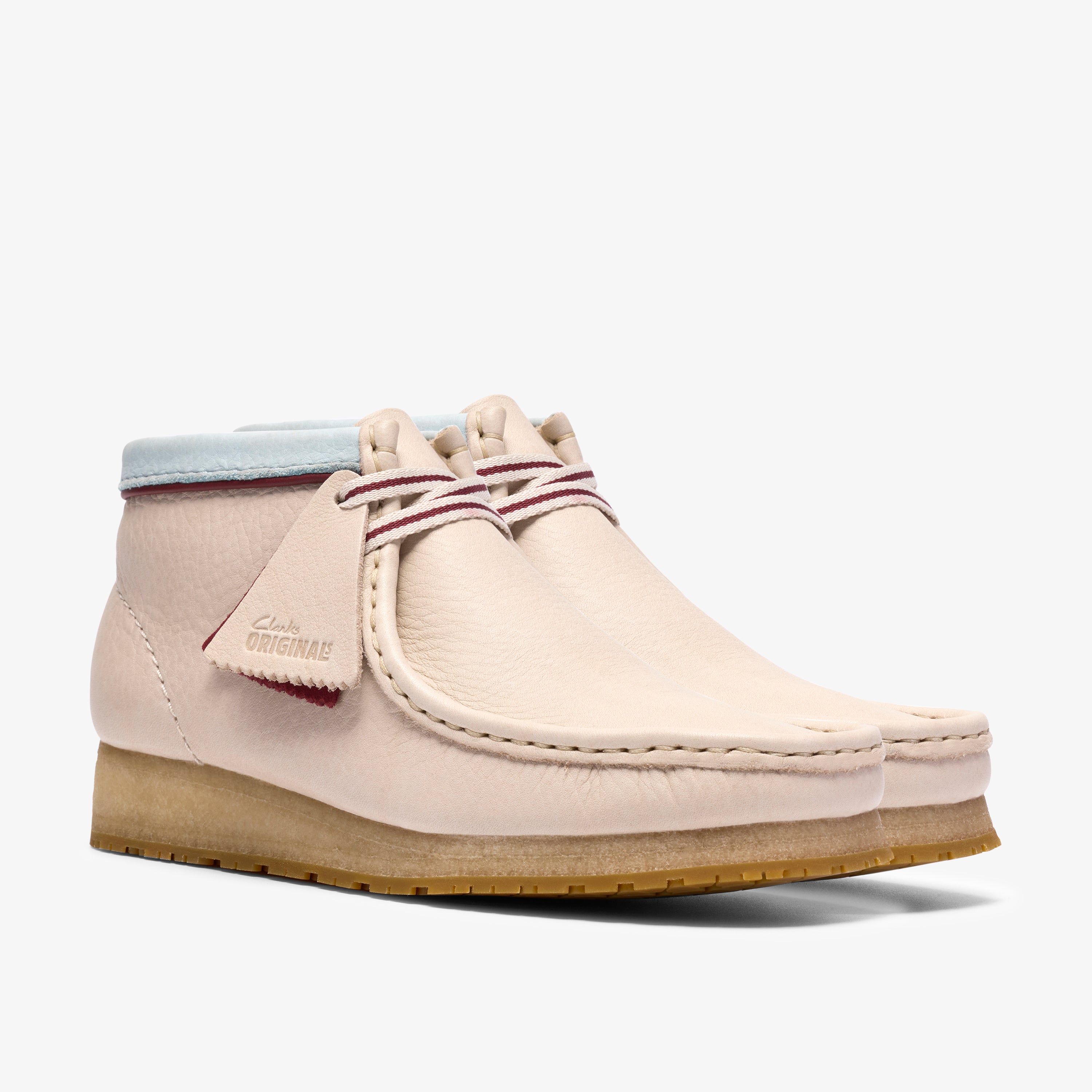 クラークス Clarks Walla Boot RB. / ワラビーブーツRB (ホワイトコンビレザー)の4枚目