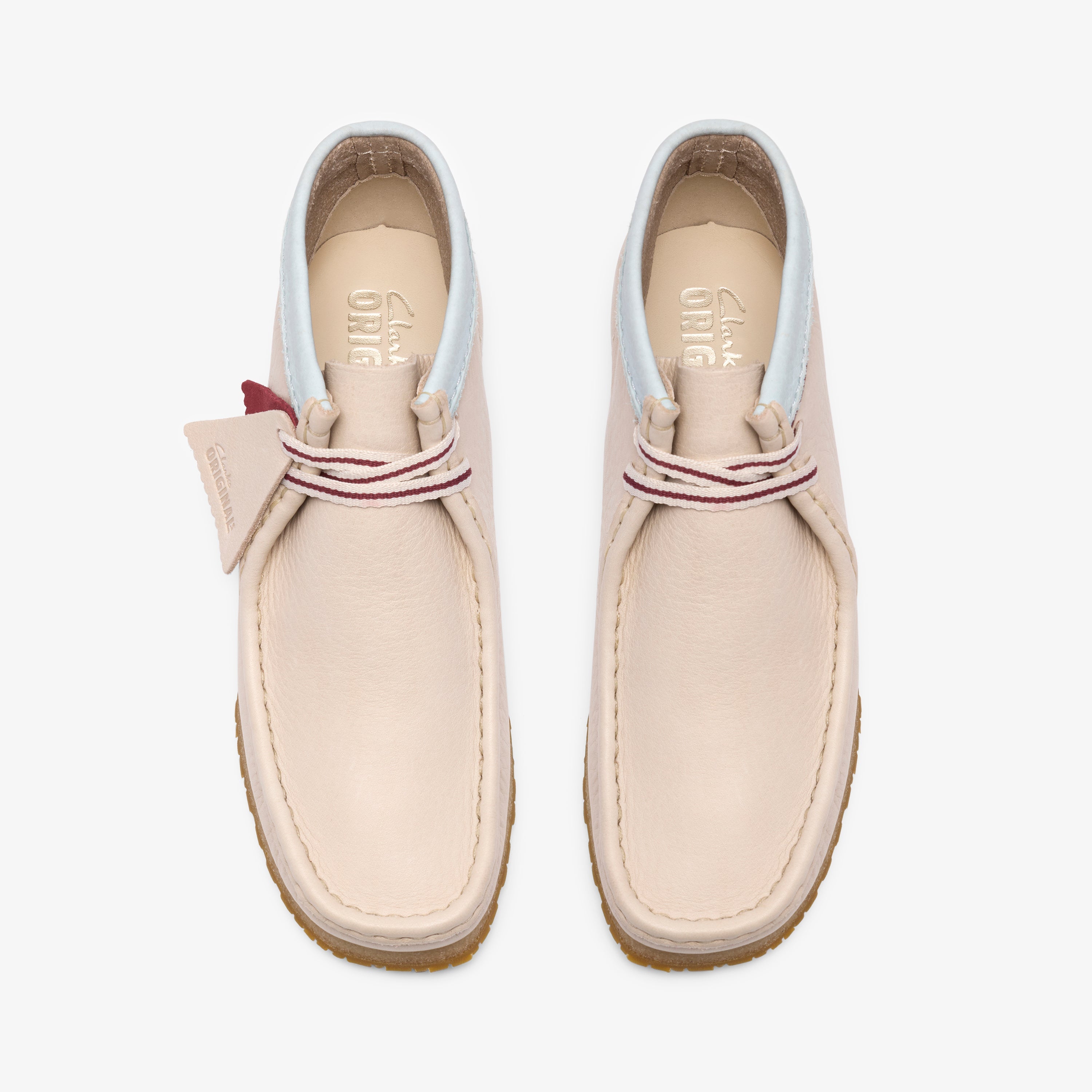 クラークス Clarks Walla Boot RB. / ワラビーブーツRB (ホワイトコンビレザー)の6枚目