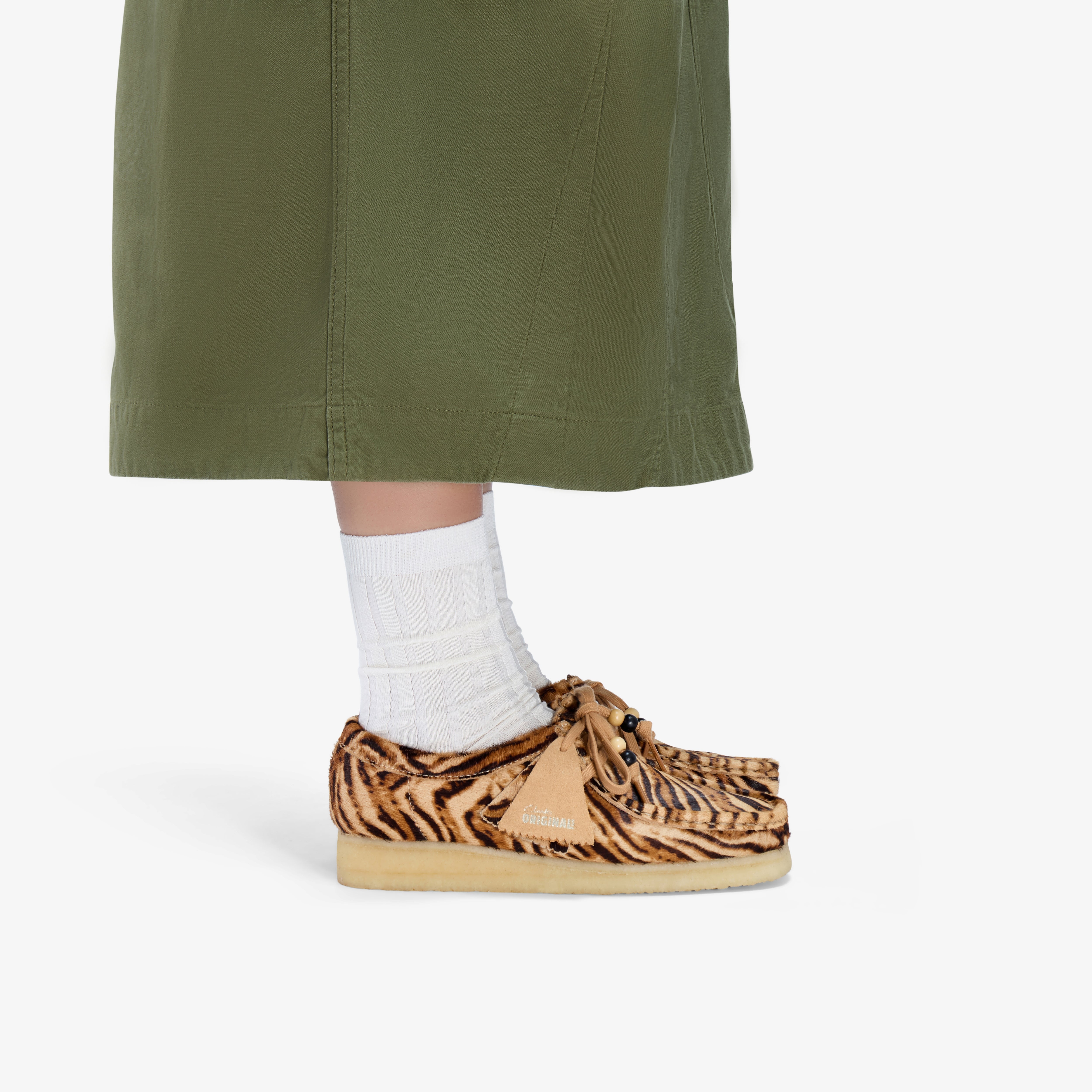 クラークス Clarks Wallabee. / レディース ワラビー (タイガープリント)の9枚目