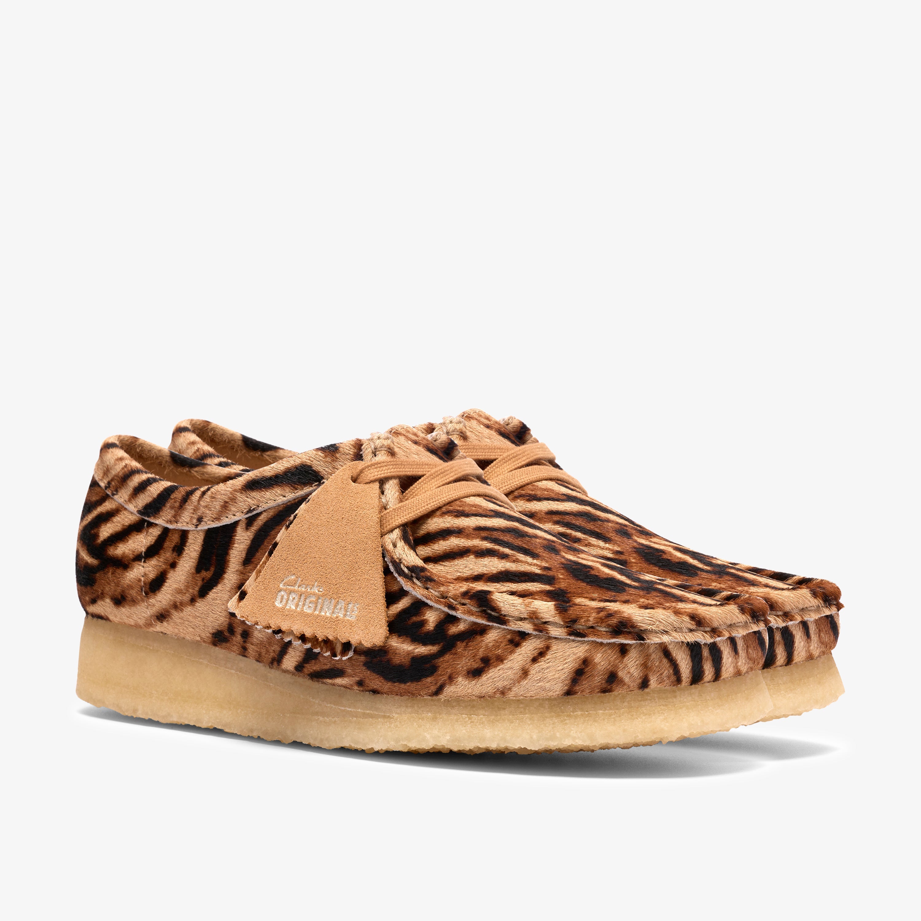 クラークス Clarks Wallabee. / レディース ワラビー (タイガープリント)の4枚目