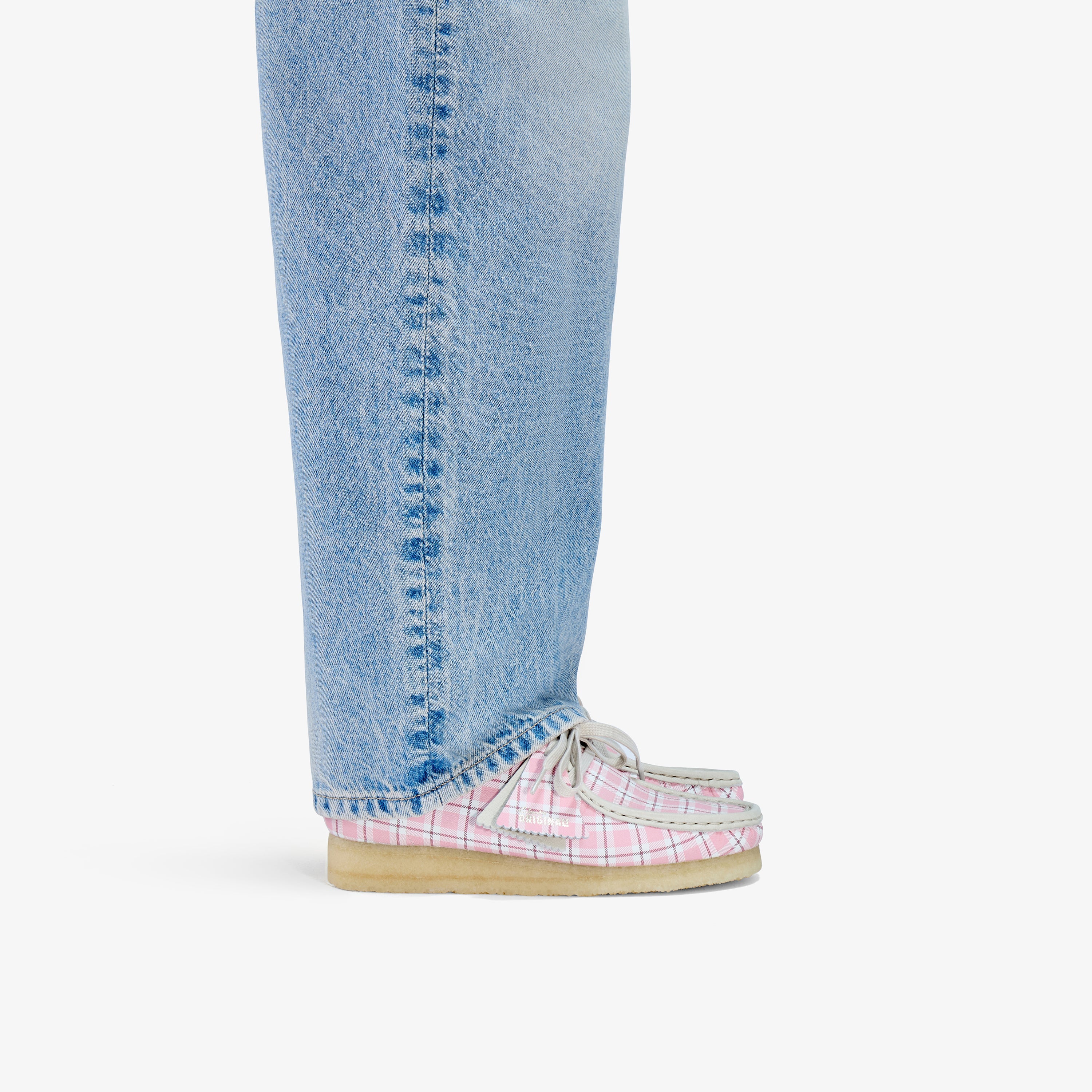 クラークス Clarks Wallabee. / レディース ワラビー (ピンクチェック)の9枚目