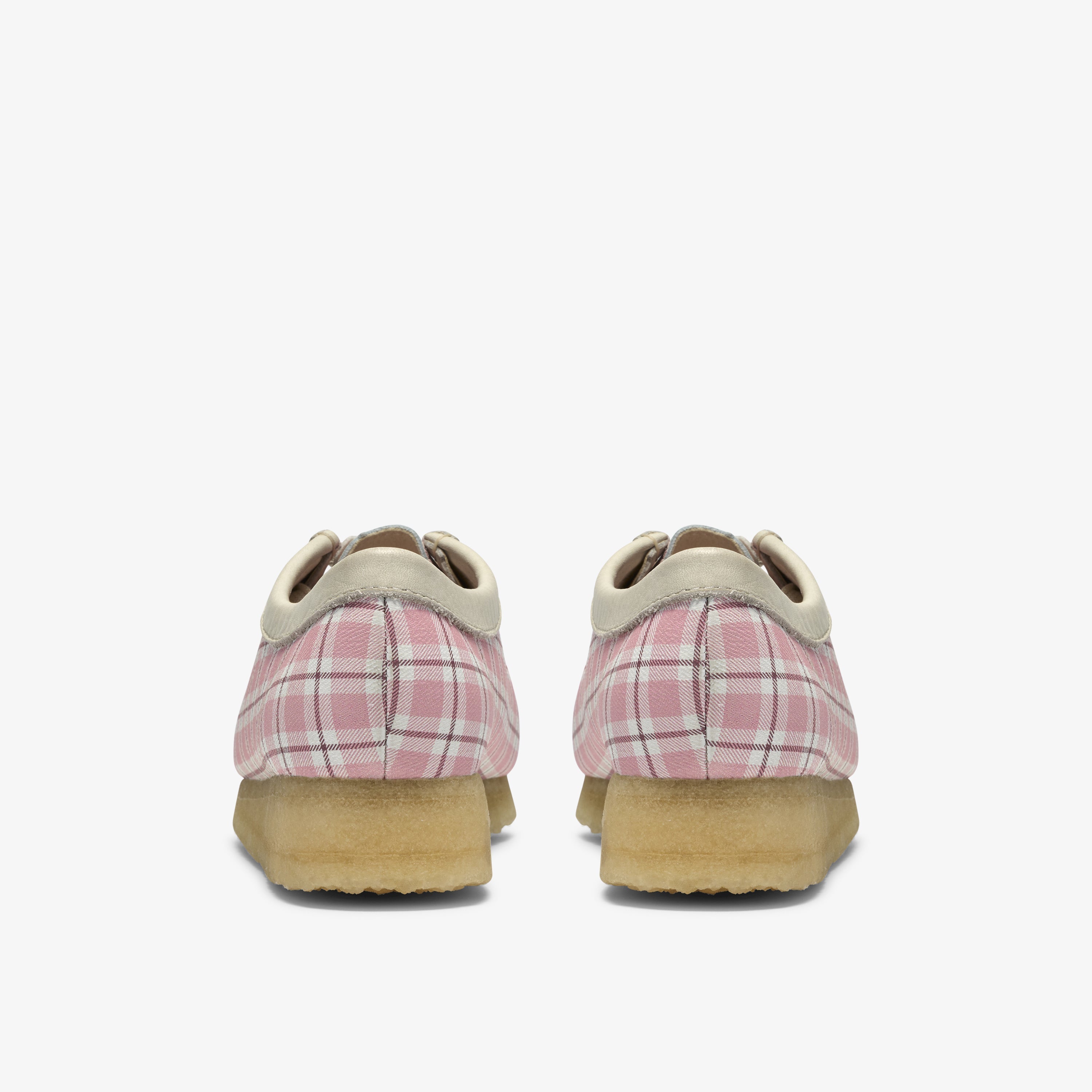 クラークス Clarks Wallabee. / レディース ワラビー (ピンクチェック)の5枚目