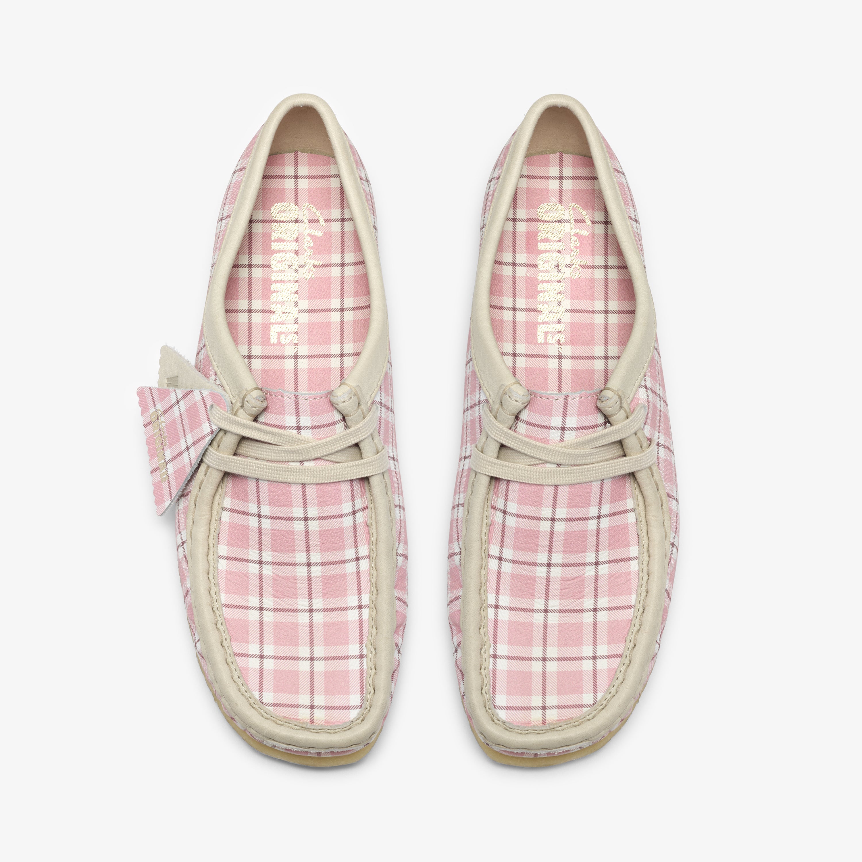 クラークス Clarks Wallabee. / レディース ワラビー (ピンクチェック)の6枚目