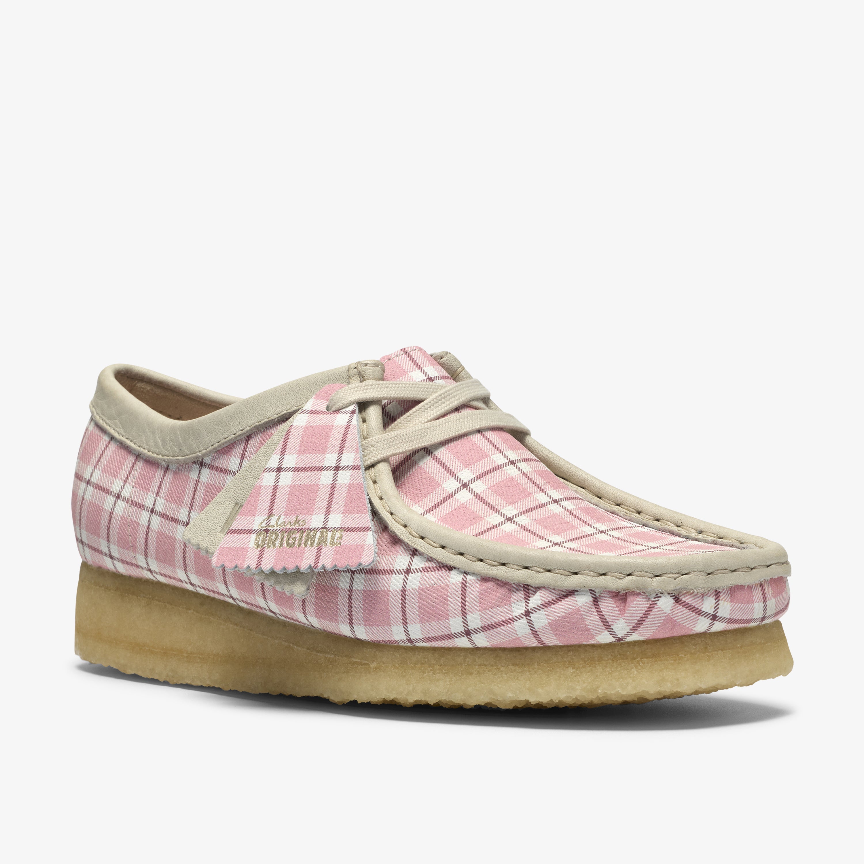 クラークス Clarks Wallabee. / レディース ワラビー (ピンクチェック)の7枚目
