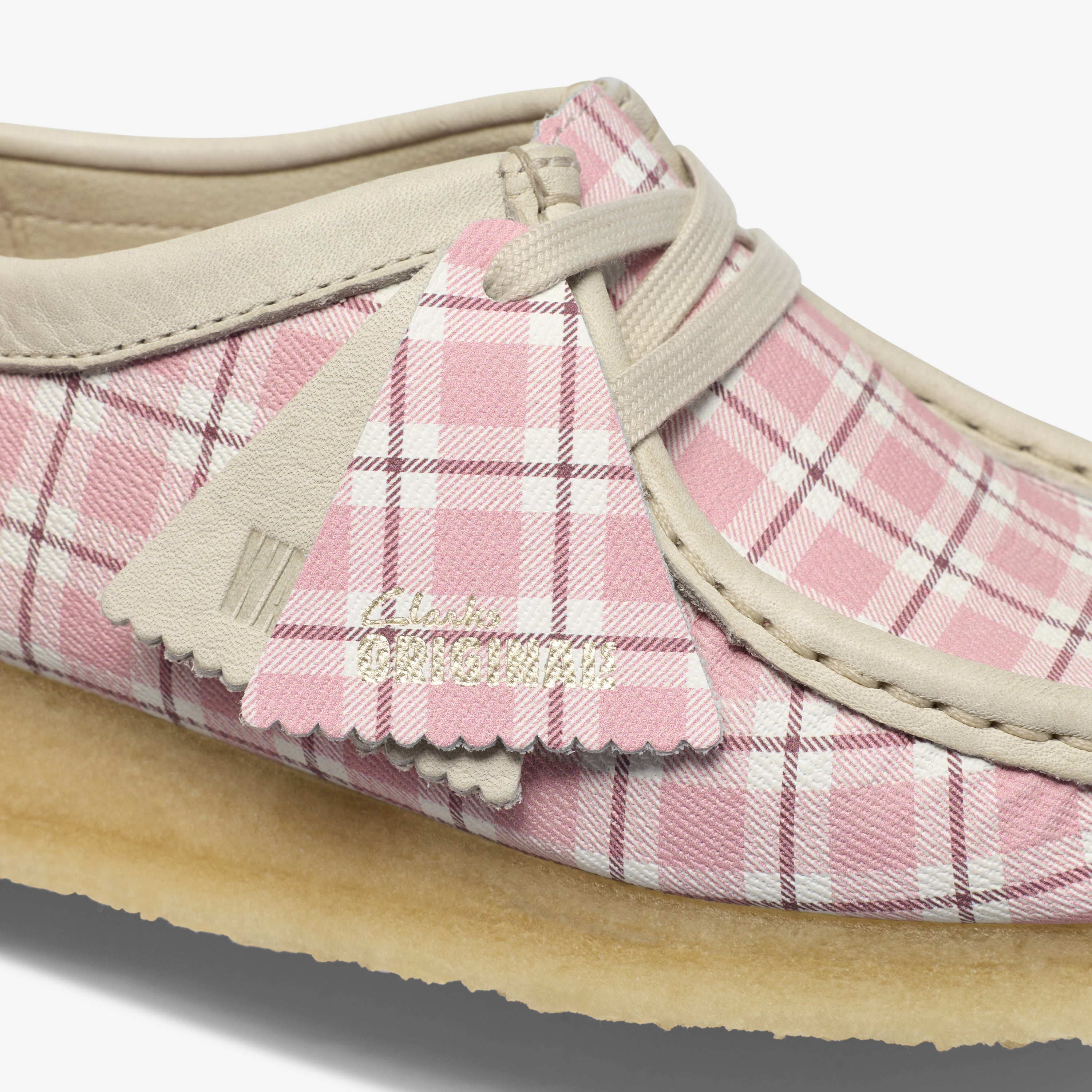 クラークス Clarks Wallabee. / レディース ワラビー (ピンクチェック)の8枚目