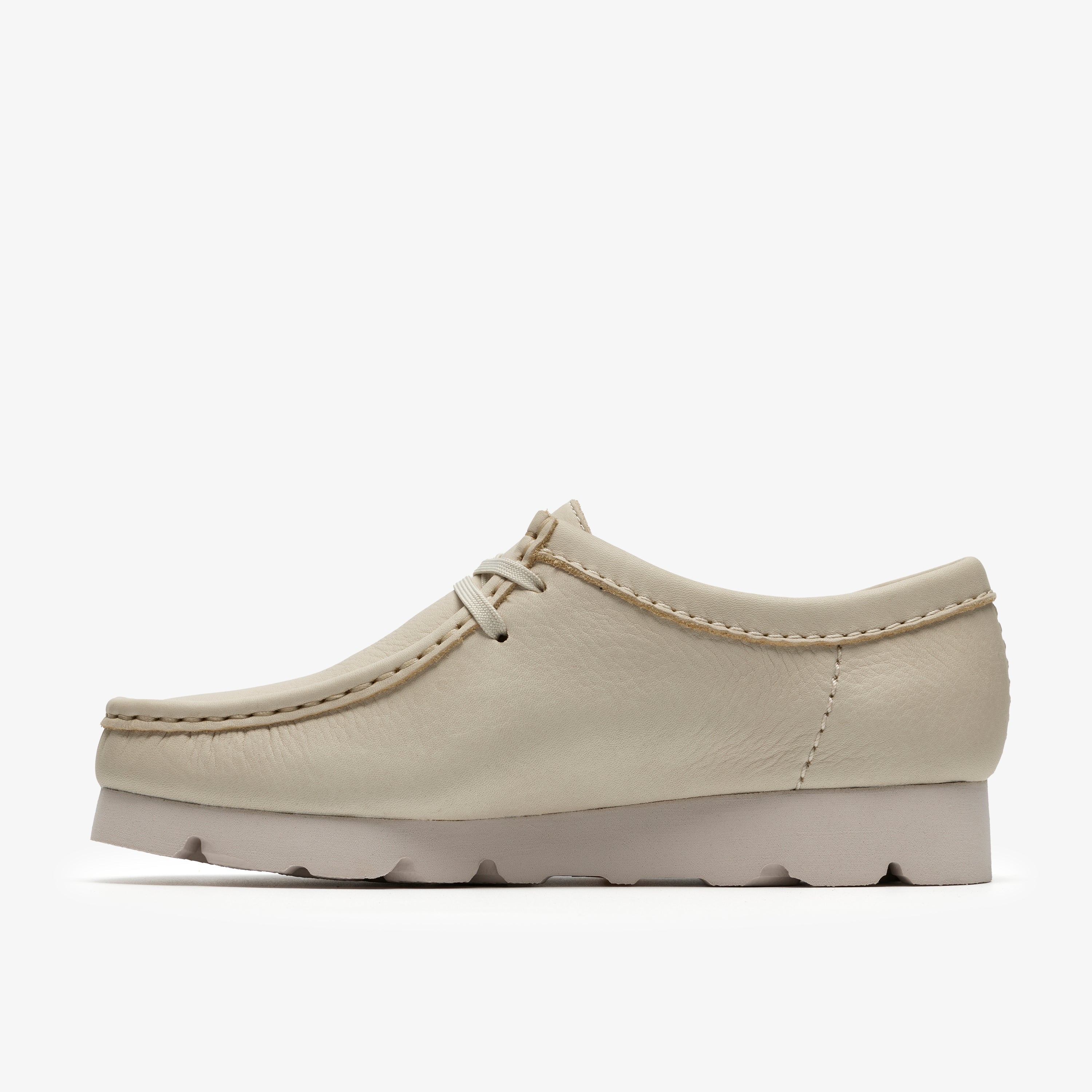 クラークス Clarks Wallabee.GTX / レディース ワラビーゴアテックス (ホワイトレザー)の2枚目