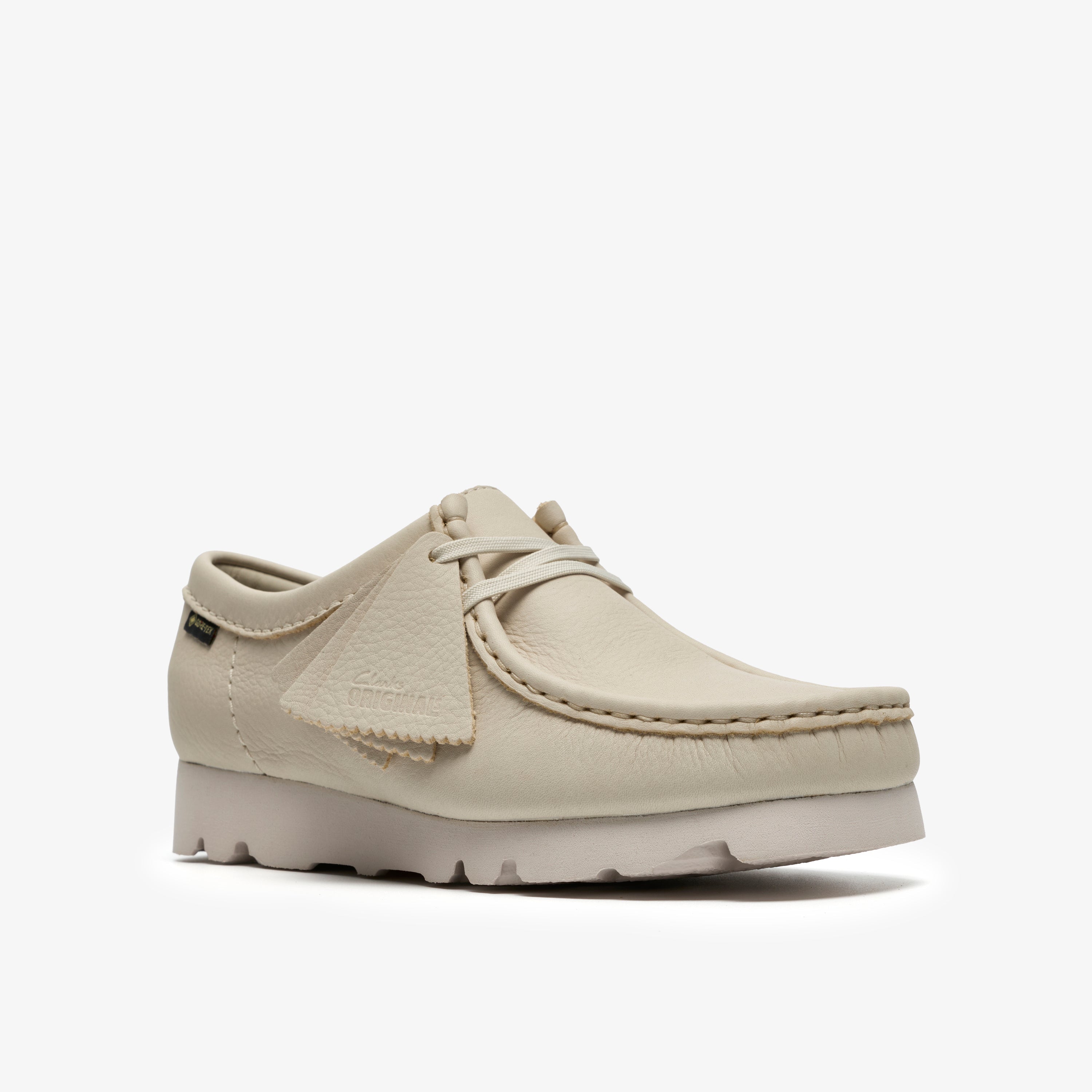 クラークス Clarks Wallabee.GTX / レディース ワラビーゴアテックス (ホワイトレザー)の7枚目
