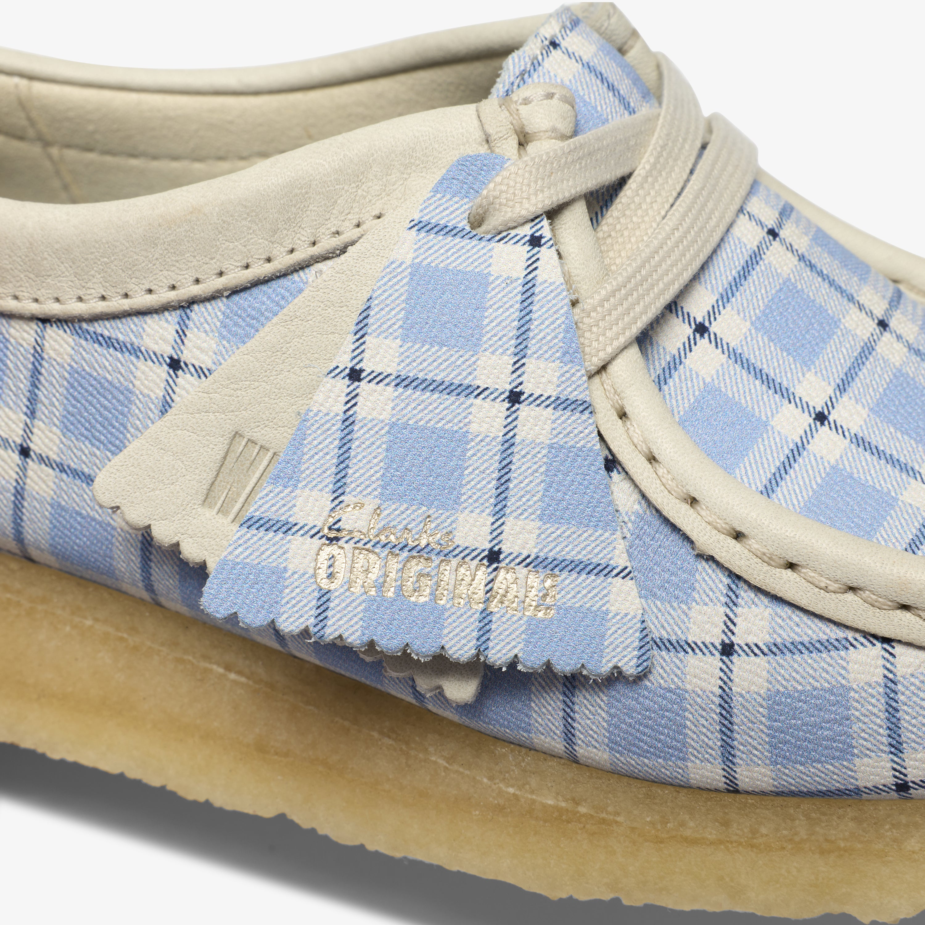 クラークス Clarks Wallabee. / レディース ワラビー (ブルーチェック)の8枚目