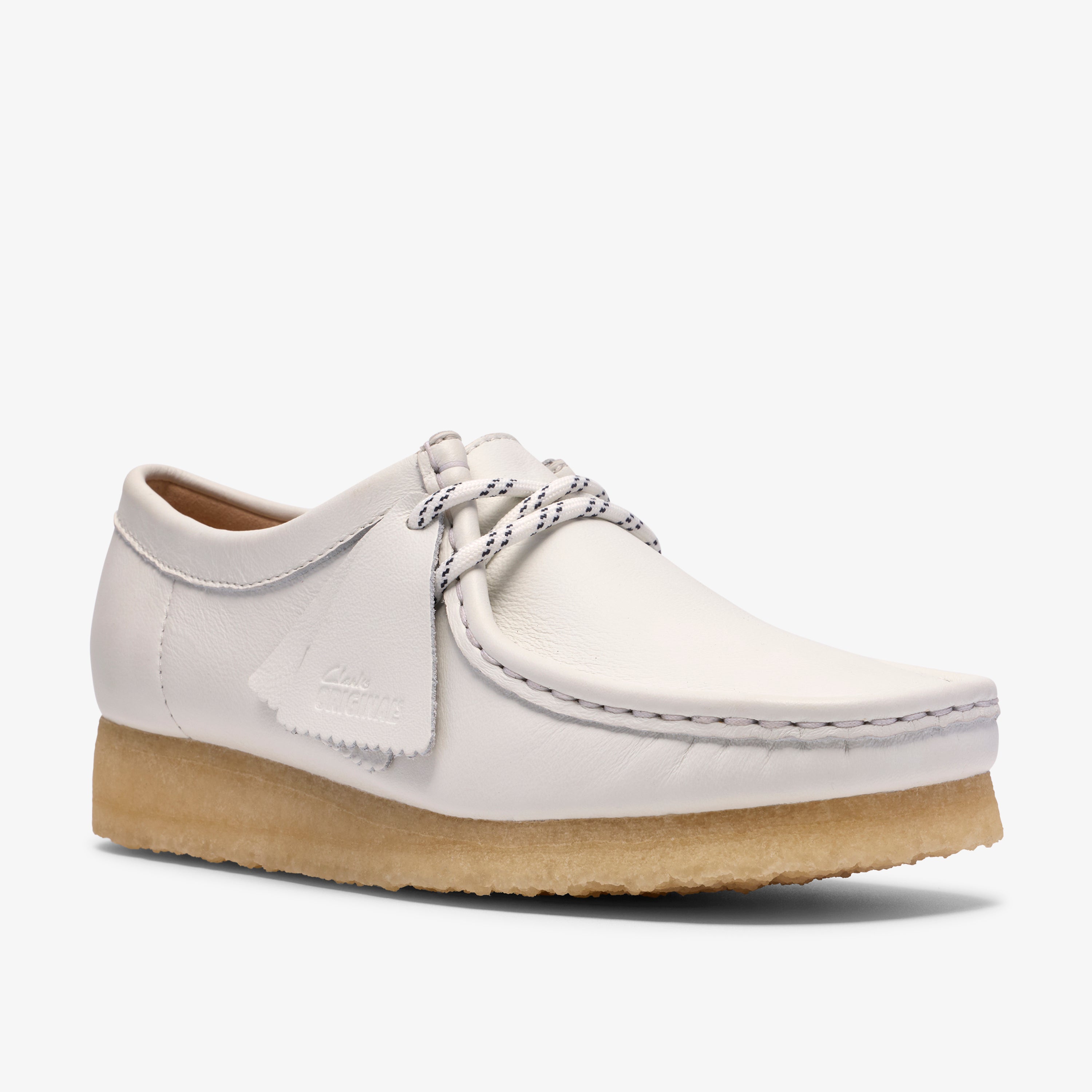 クラークス Clarks Wallabee. / レディース ワラビー (ホワイトグレインドレザー)の7枚目