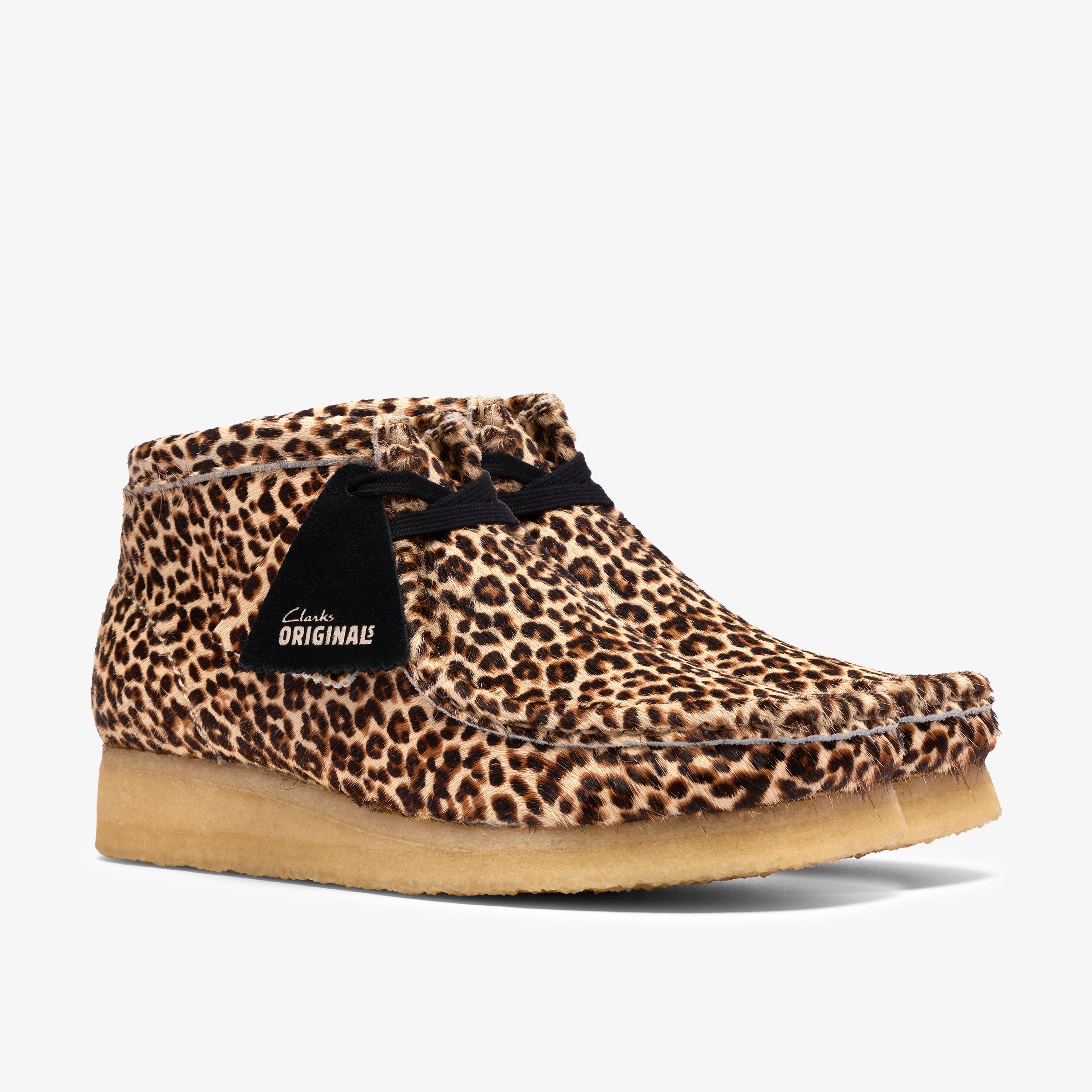 クラークス Clarks Wallabee Boot. / レディース ワラビーブーツ (レオパードプリント)の4枚目
