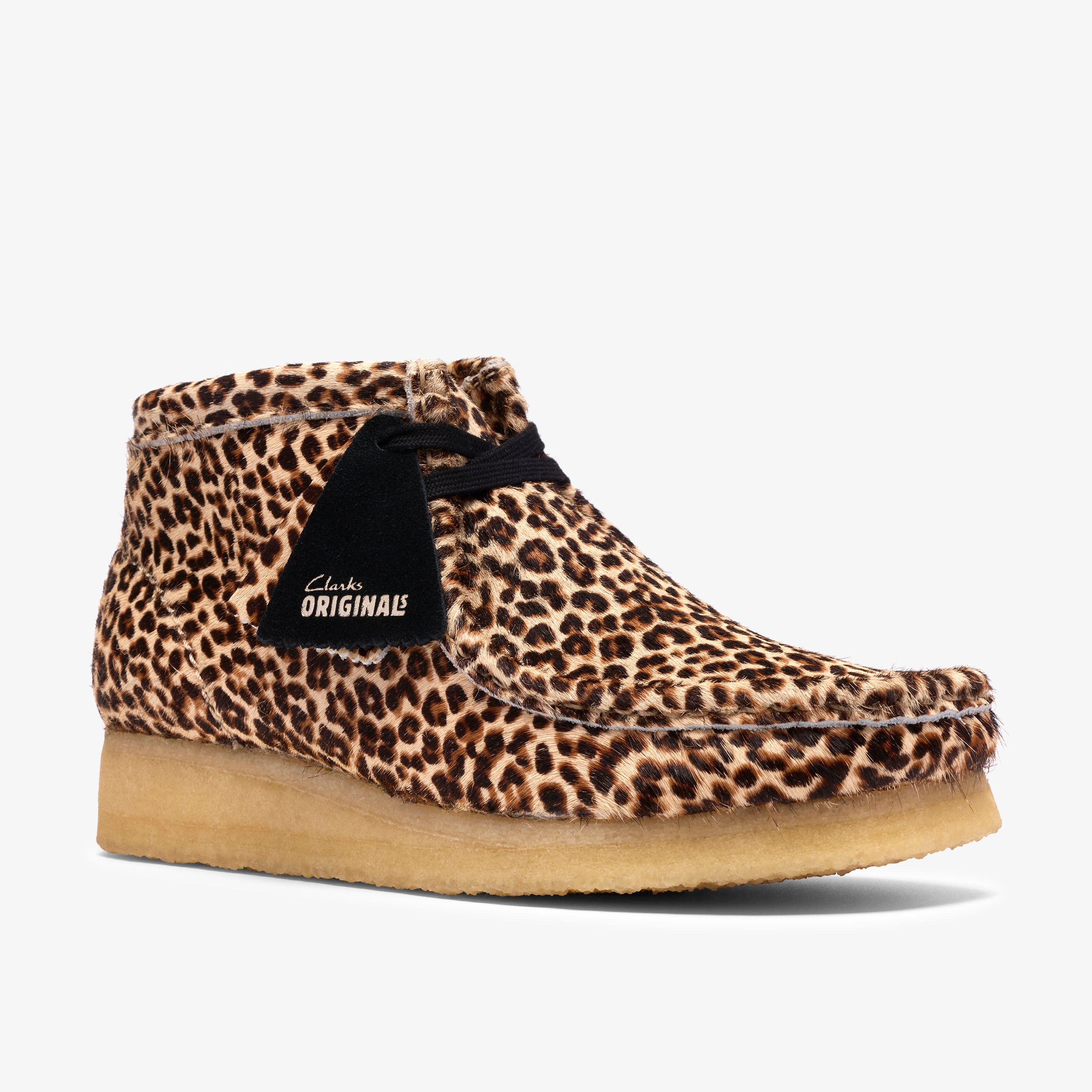 クラークス Clarks Wallabee Boot. / レディース ワラビーブーツ (レオパードプリント)の7枚目