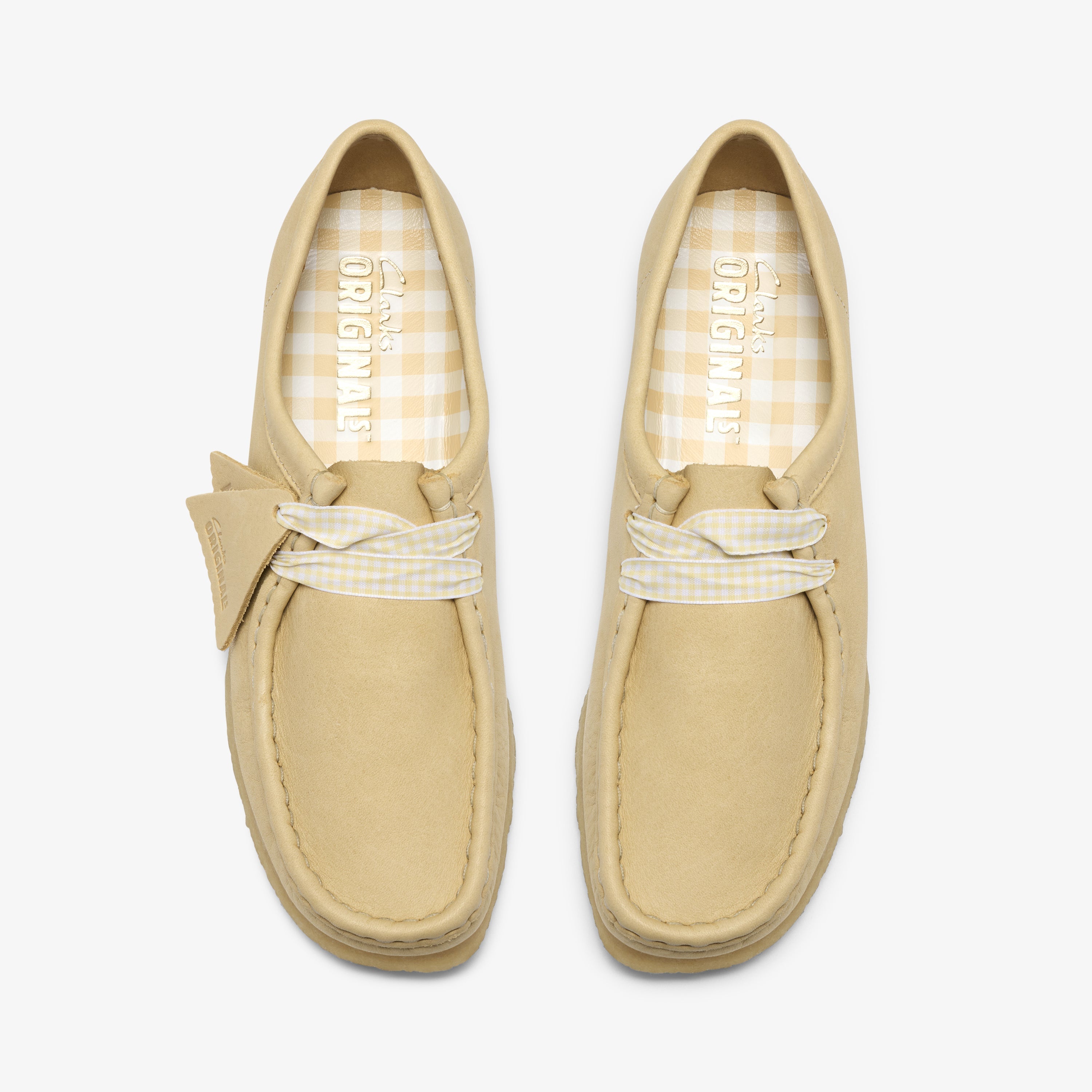 クラークス Clarks Wallabee. / レディース ワラビー (ペールイエローレザー)の6枚目