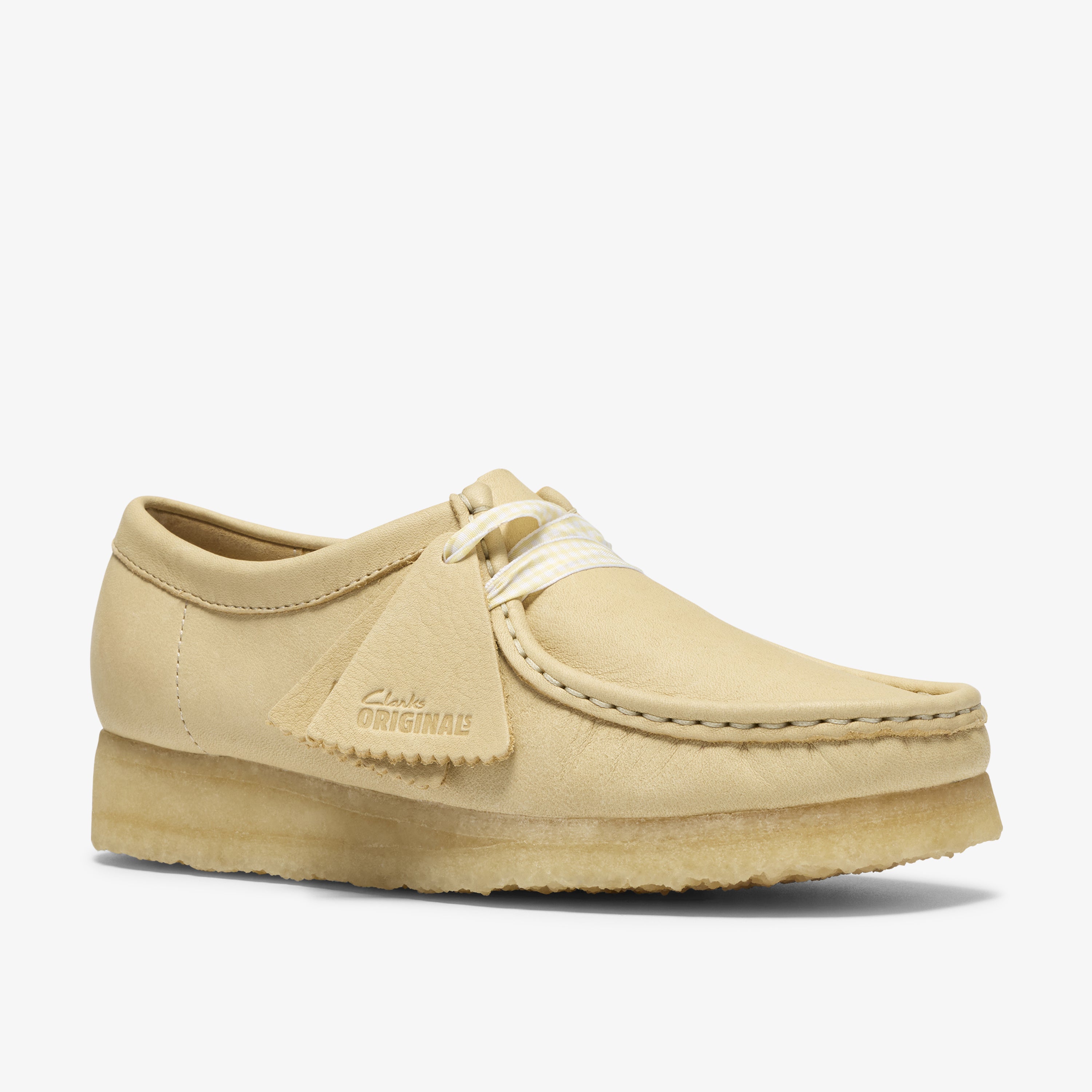クラークス Clarks Wallabee. / レディース ワラビー (ペールイエローレザー)の7枚目