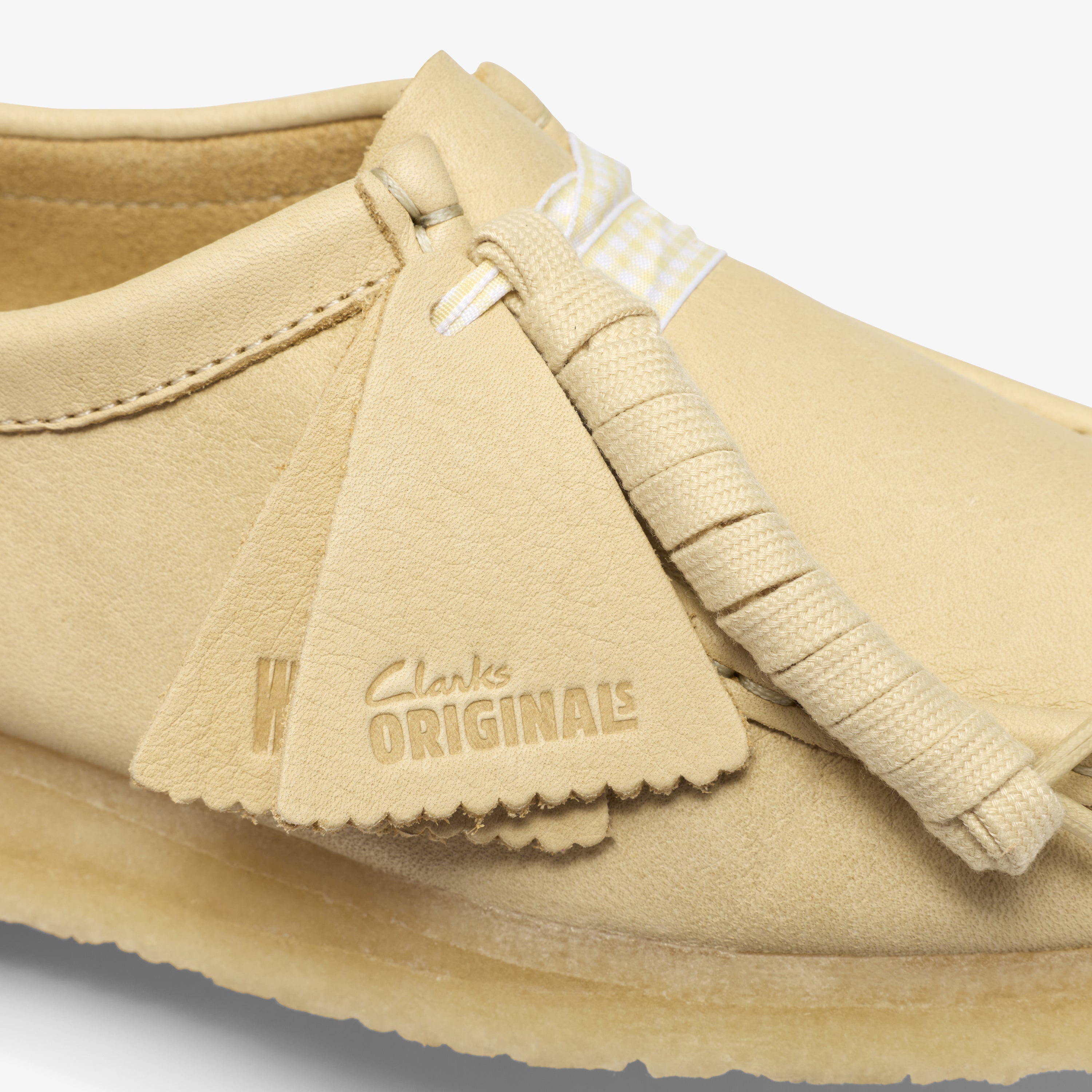 クラークス Clarks Wallabee. / レディース ワラビー (ペールイエローレザー)の8枚目