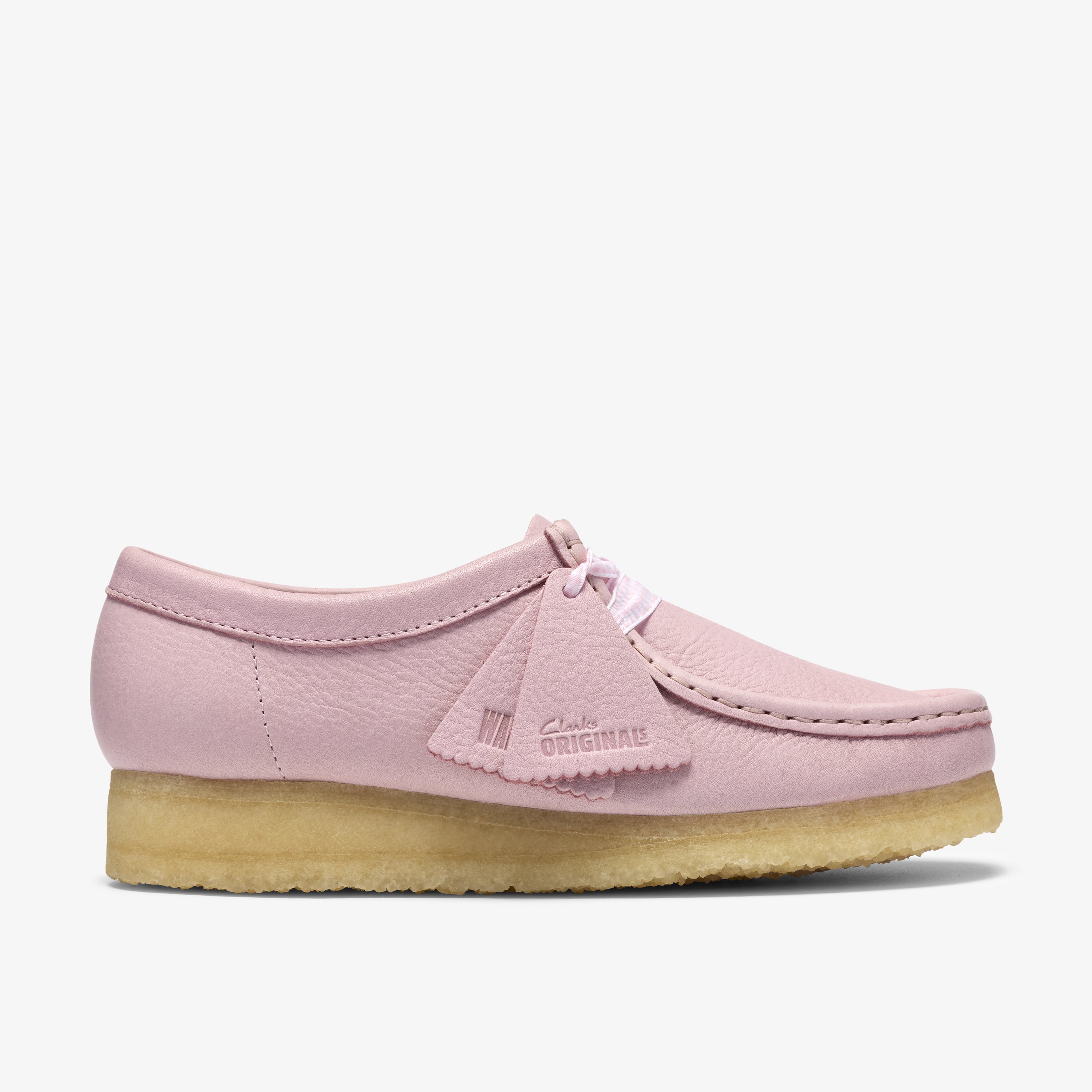 クラークス Clarks Wallabee. / レディース ワラビー (ベビーピンクレザー)の1枚目