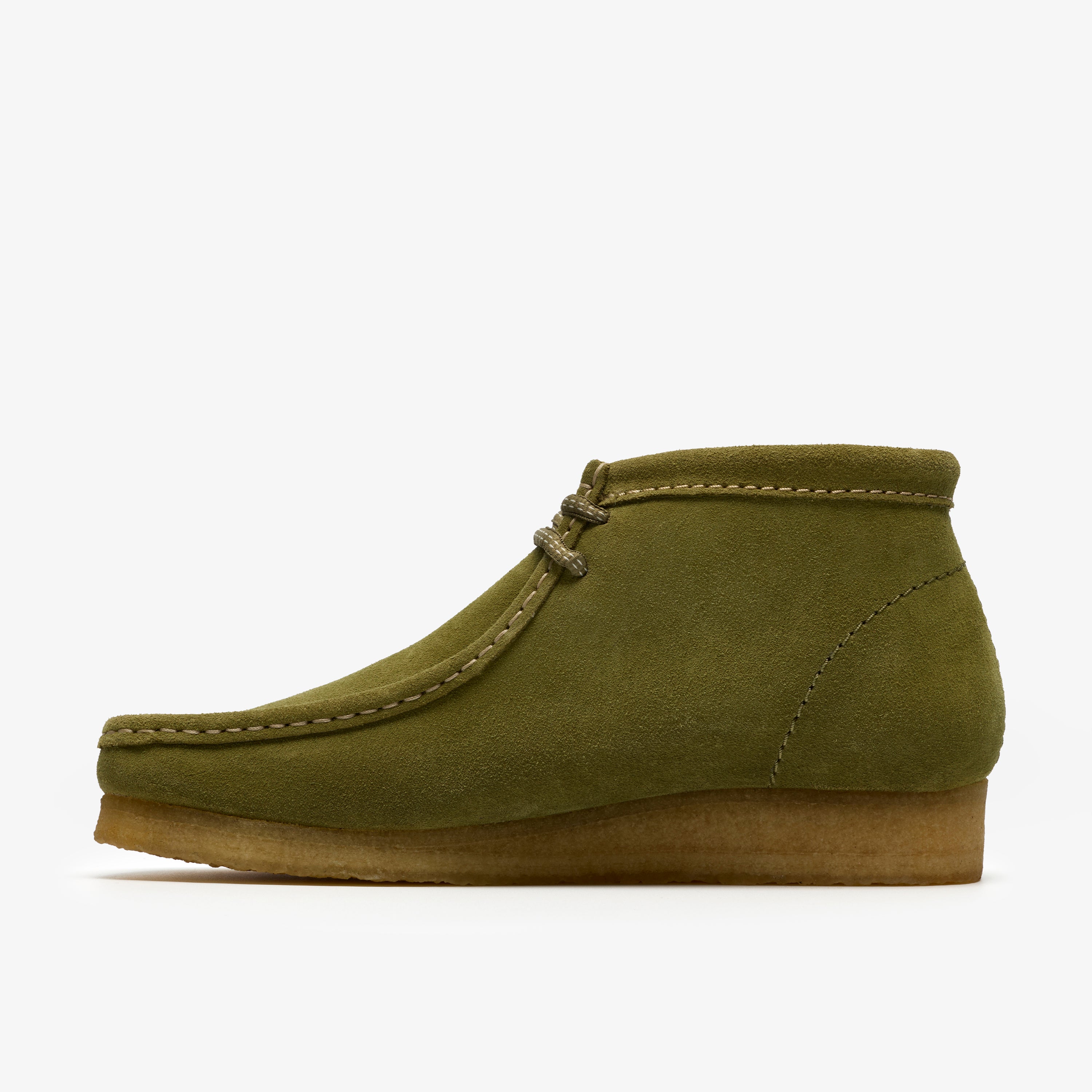 クラークス Clarks Wallabee Boot / メンズ ワラビーブーツ (グリーンスエード)の2枚目