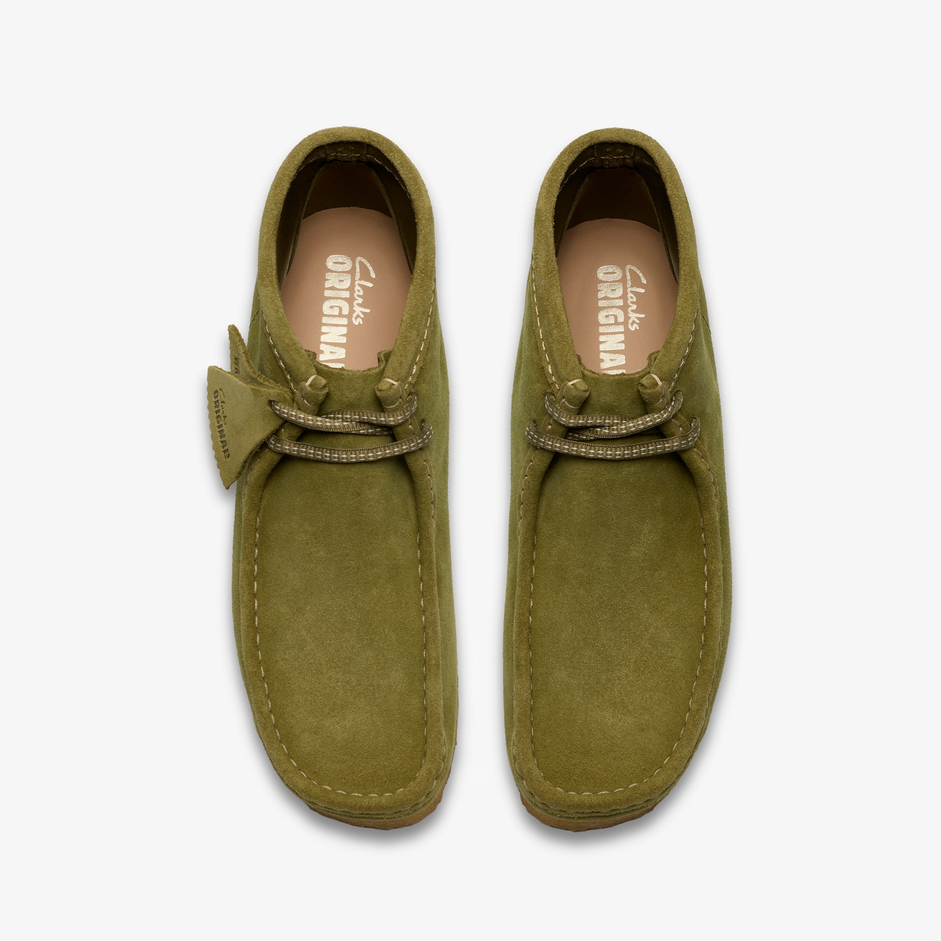 クラークス Clarks Wallabee Boot / メンズ ワラビーブーツ (グリーンスエード)の6枚目