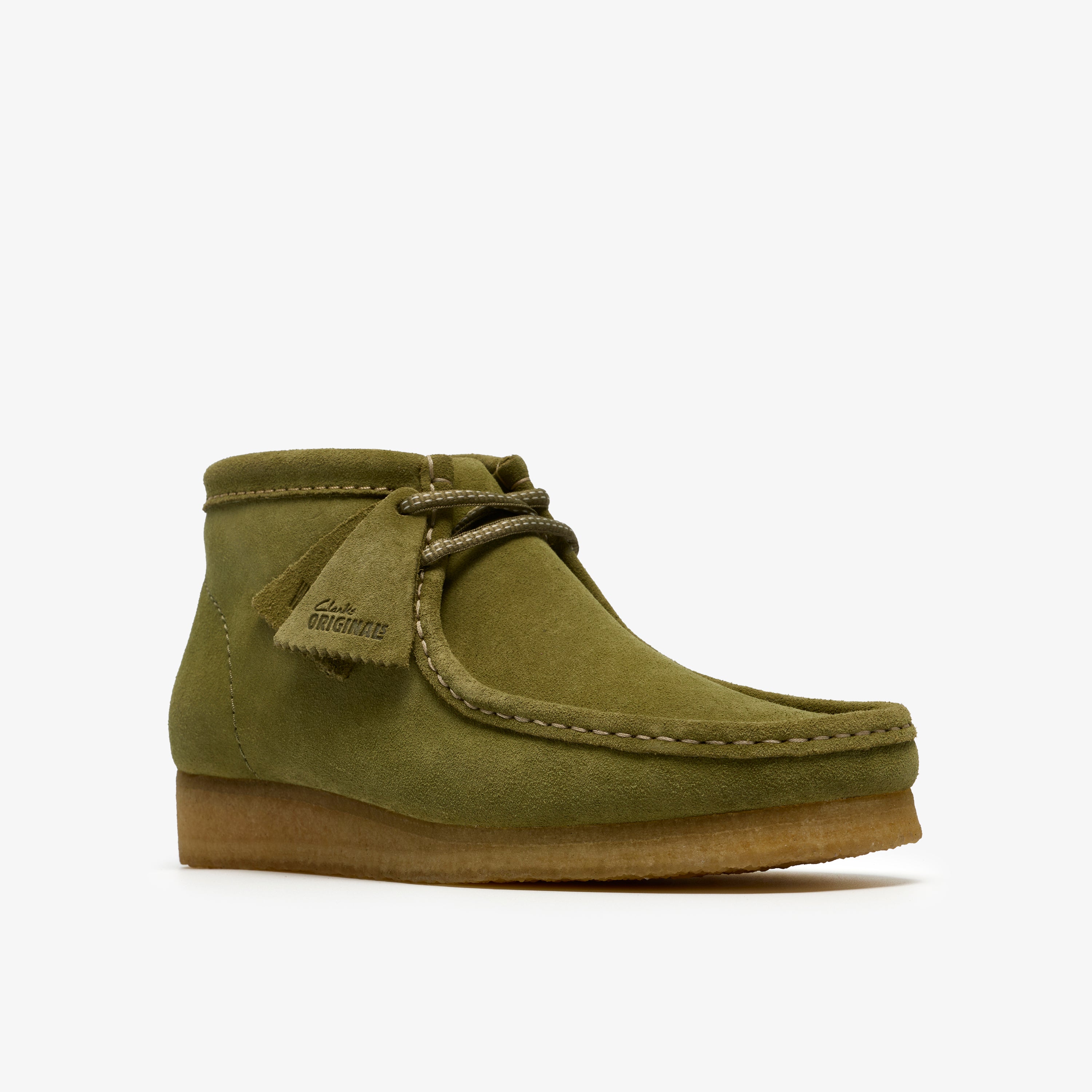 クラークス Clarks Wallabee Boot / メンズ ワラビーブーツ (グリーンスエード)の7枚目