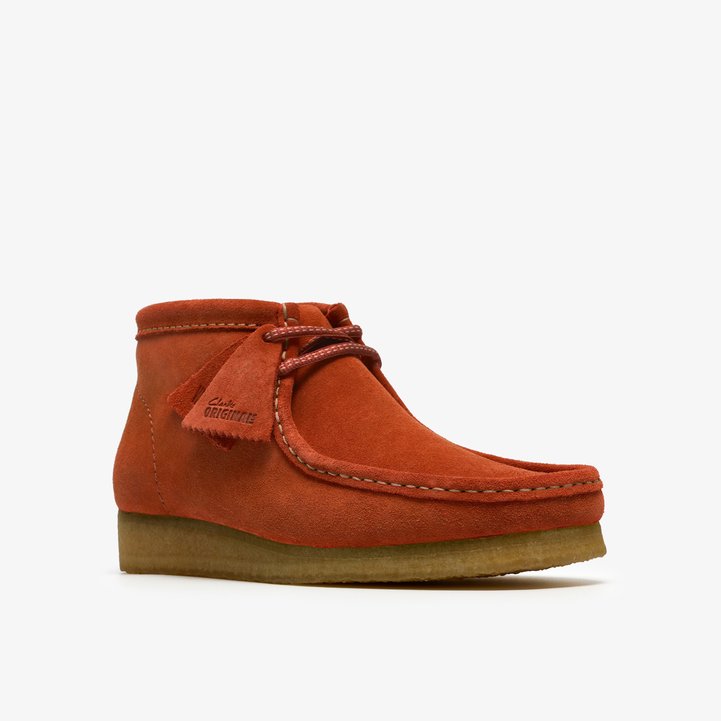 クラークス Clarks Wallabee Boot / メンズ ワラビーブーツ (オレンジスエード)の7枚目