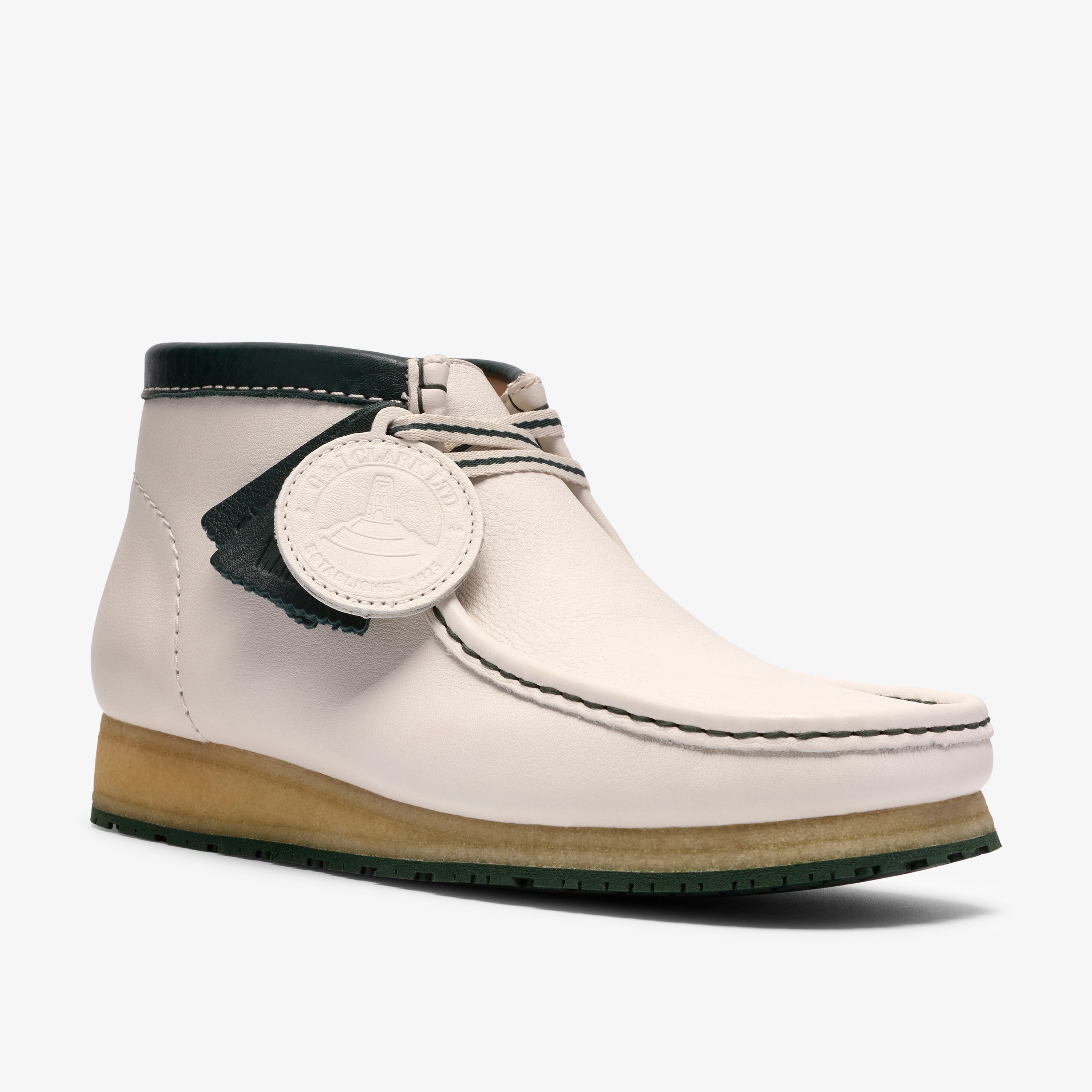 クラークス Clarks Walla Boot RB / ワラブーツRB (ホワイトレザー)の7枚目