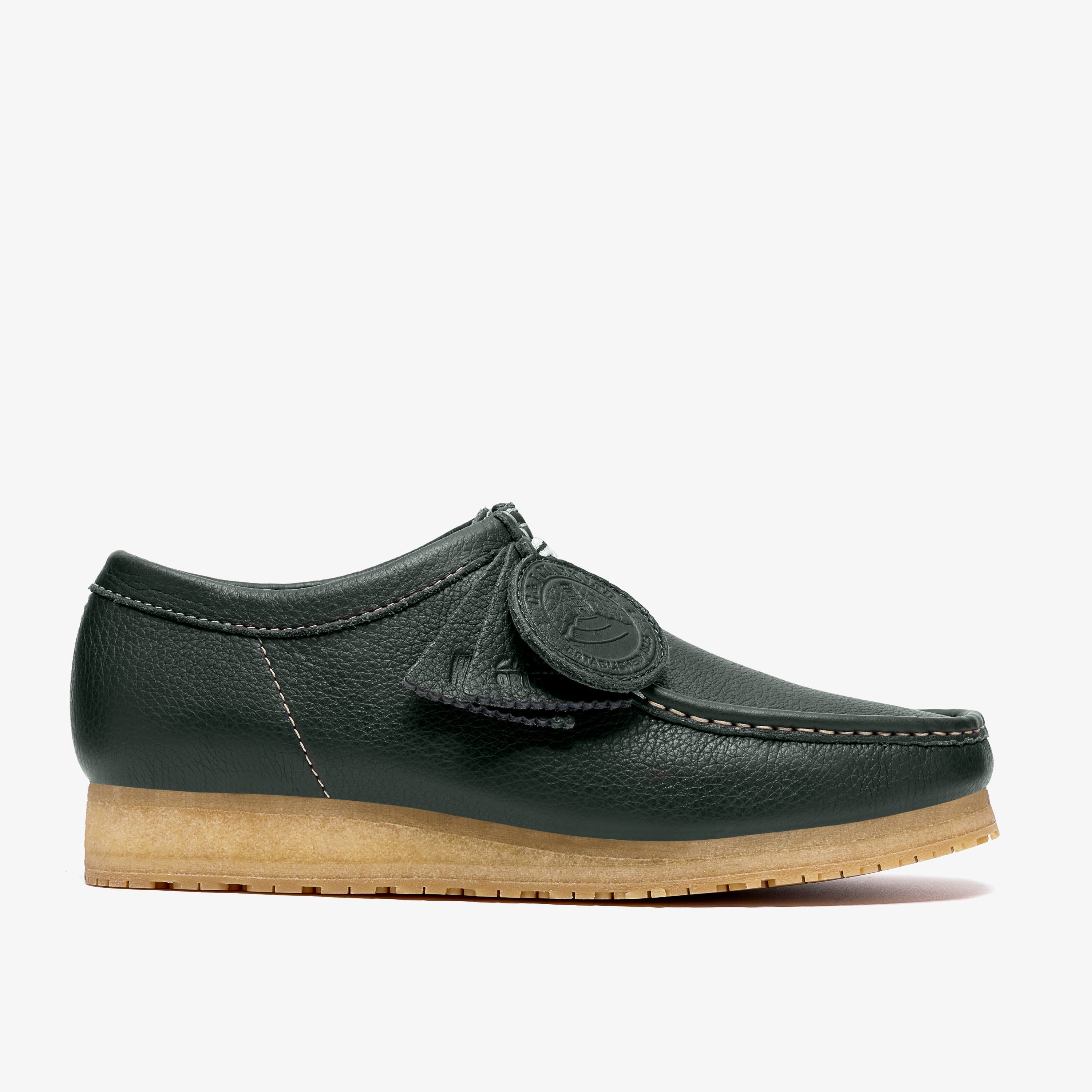クラークス Clarks Wallabee RB / ワラビーRB (ダークグリーンレザー)の1枚目