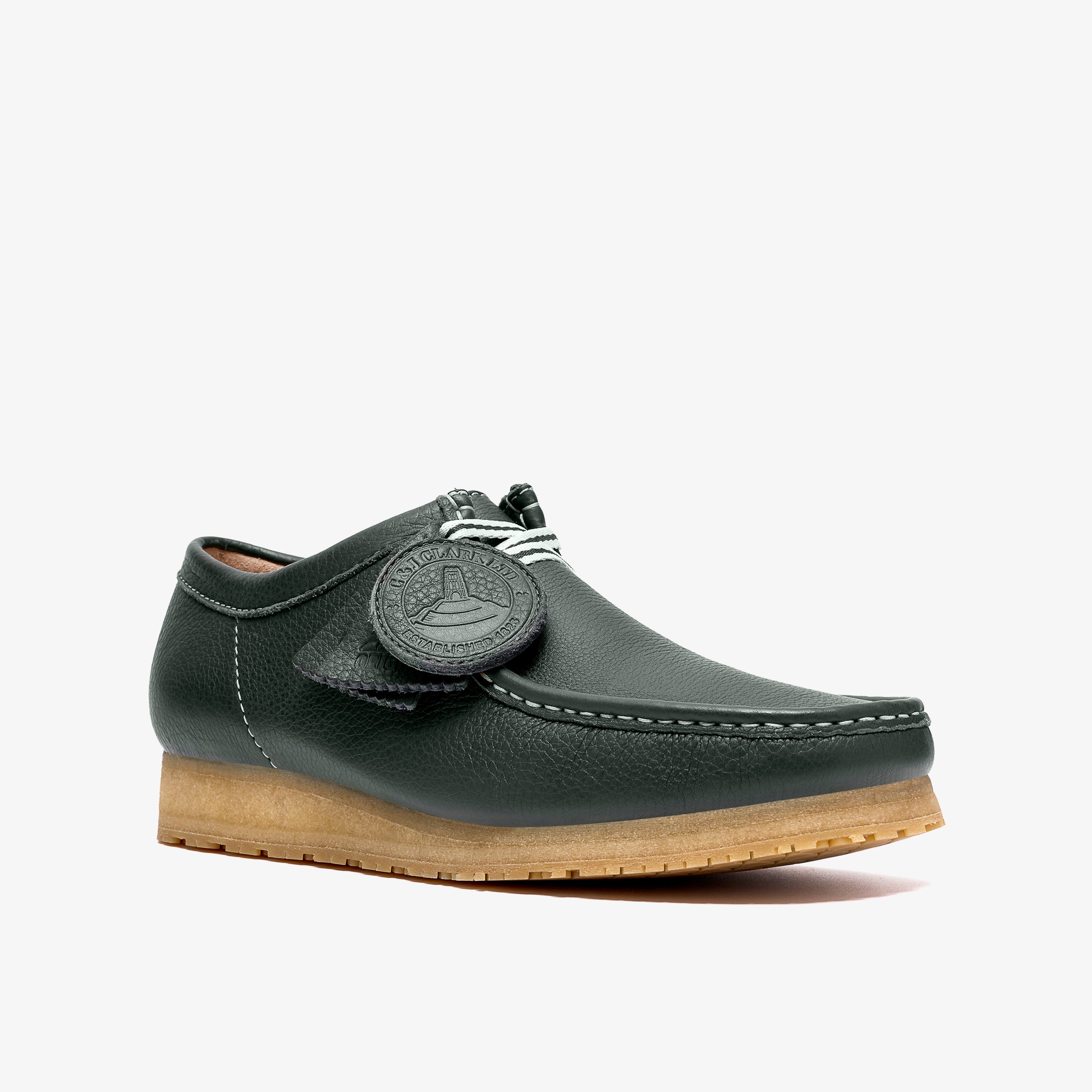 クラークス Clarks Wallabee RB / ワラビーRB (ダークグリーンレザー)の7枚目
