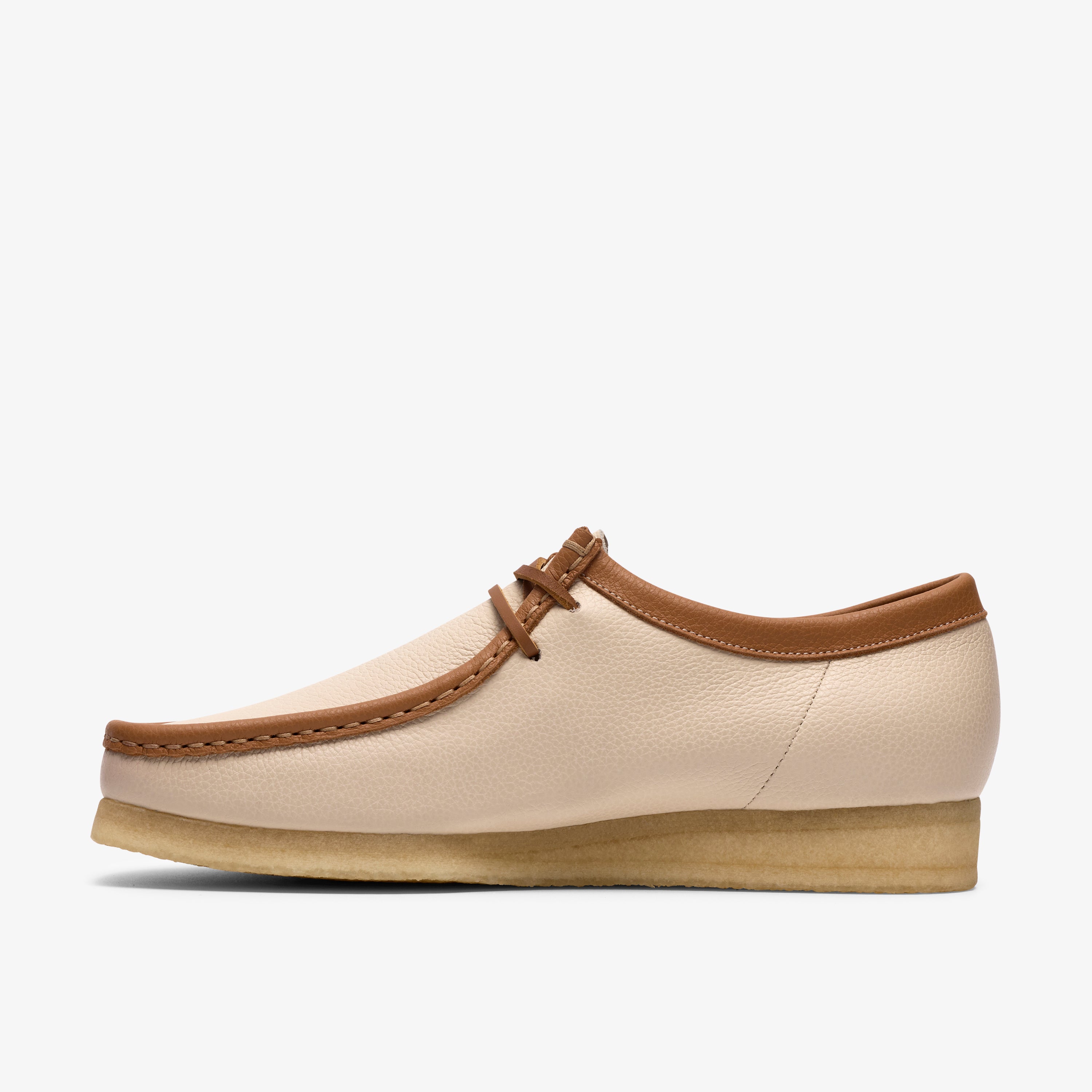 クラークス Clarks Wallabee / メンズ ワラビー (ホワイトコンビレザー)の2枚目