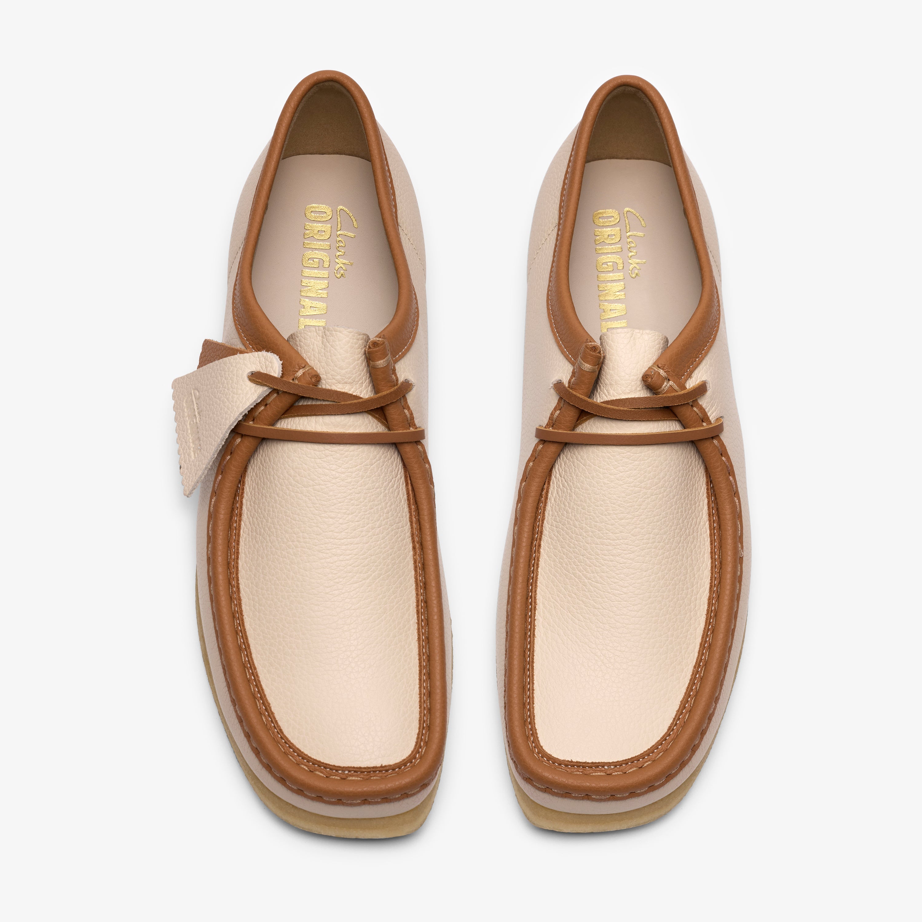 クラークス Clarks Wallabee / メンズ ワラビー (ホワイトコンビレザー)の6枚目