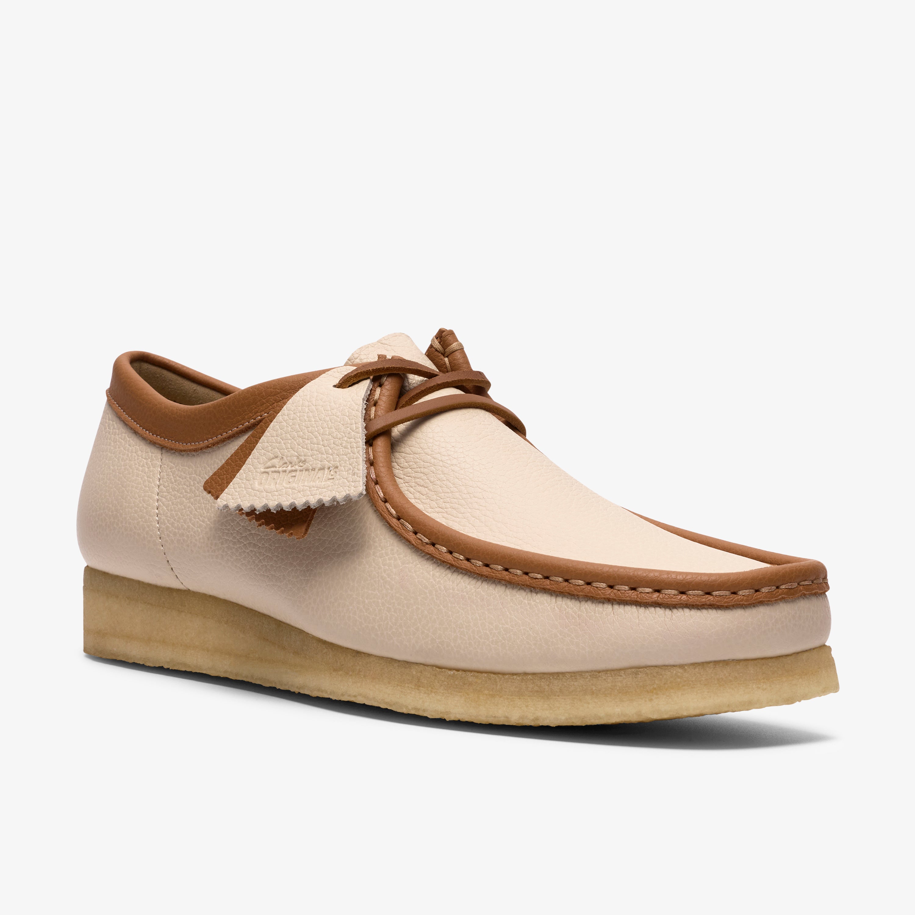 クラークス Clarks Wallabee / メンズ ワラビー (ホワイトコンビレザー)の7枚目