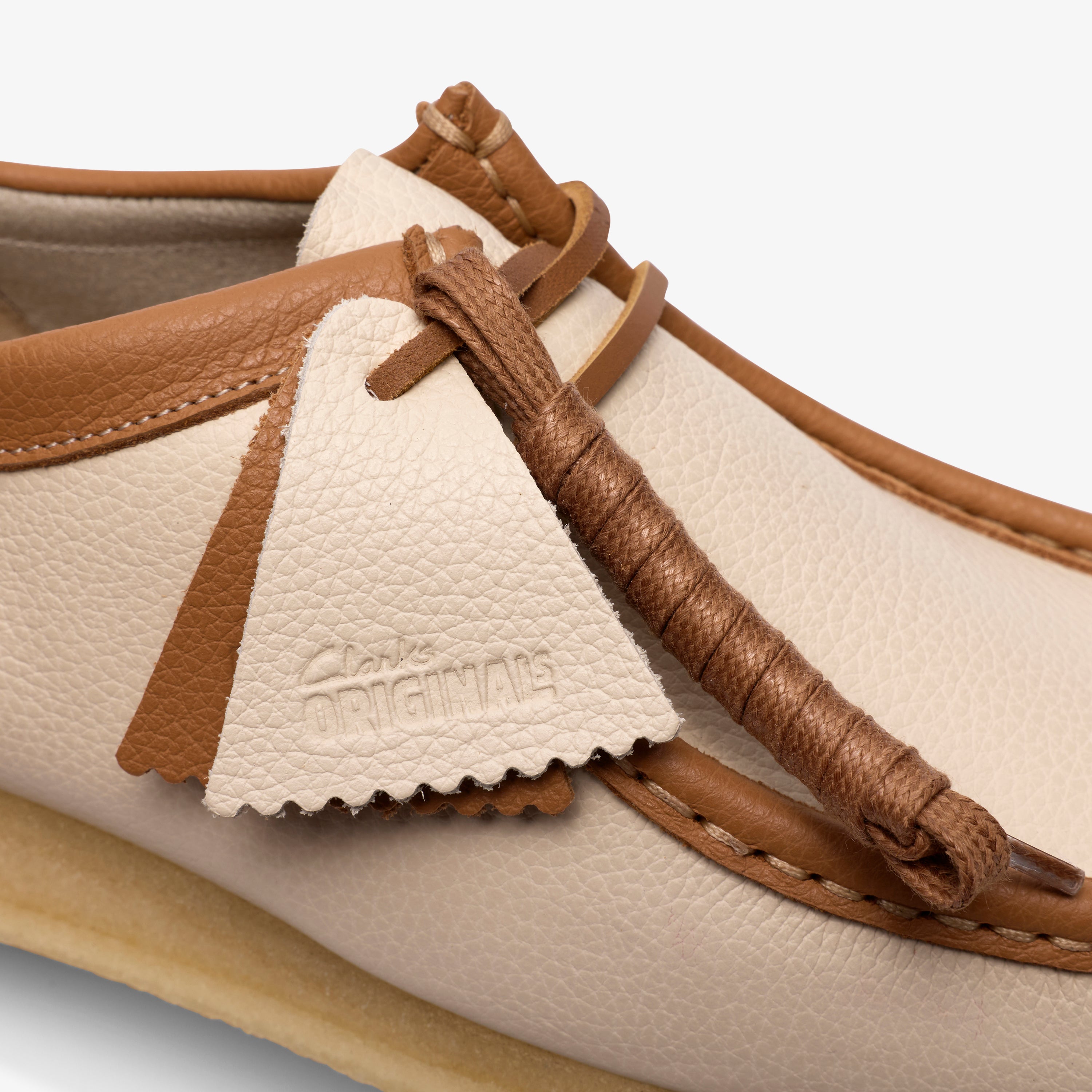 クラークス Clarks Wallabee / メンズ ワラビー (ホワイトコンビレザー)の8枚目