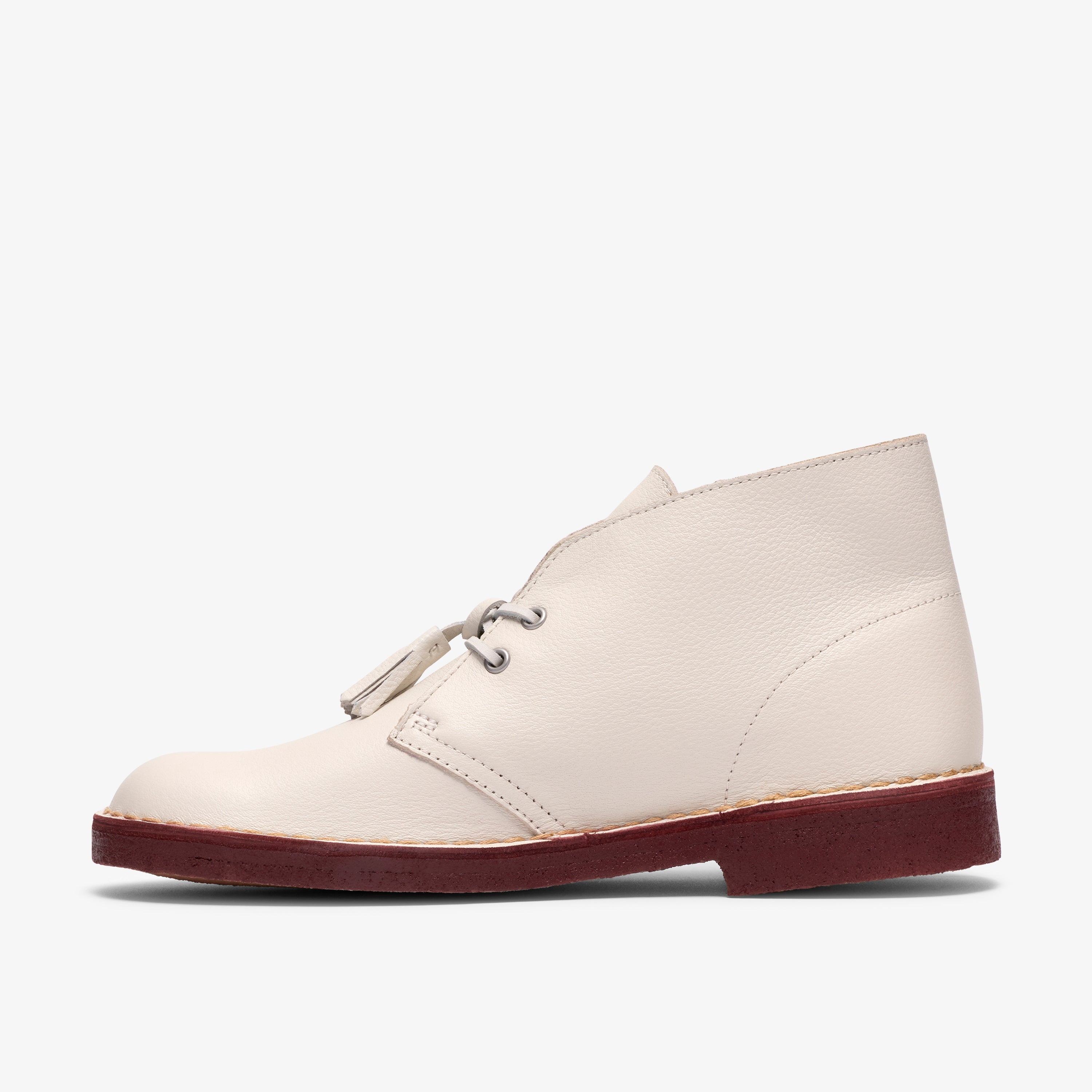 クラークス Clarks Desert Boot / メンズ デザートブーツ (ホワイトレザー)の2枚目