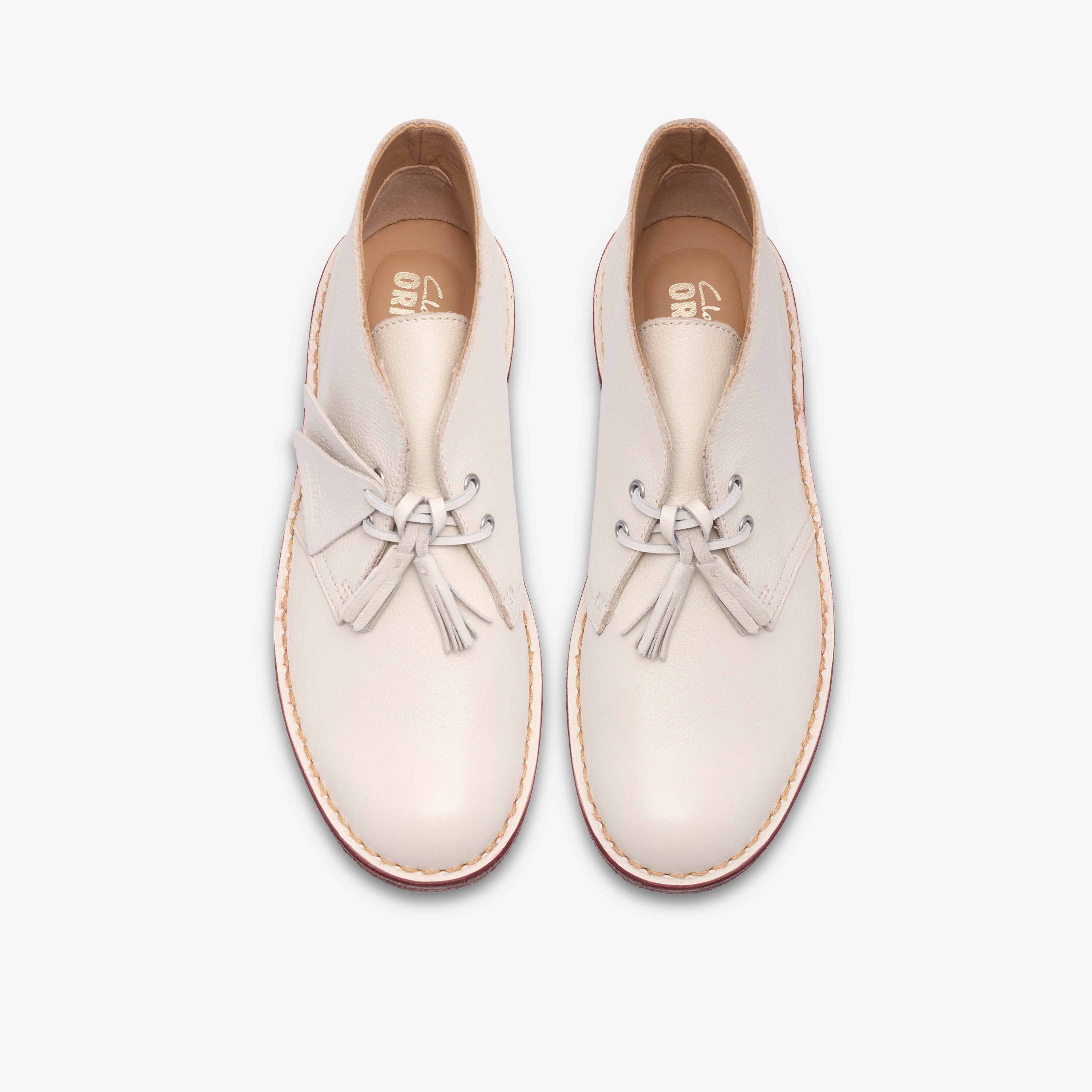クラークス Clarks Desert Boot / メンズ デザートブーツ (ホワイトレザー)の6枚目