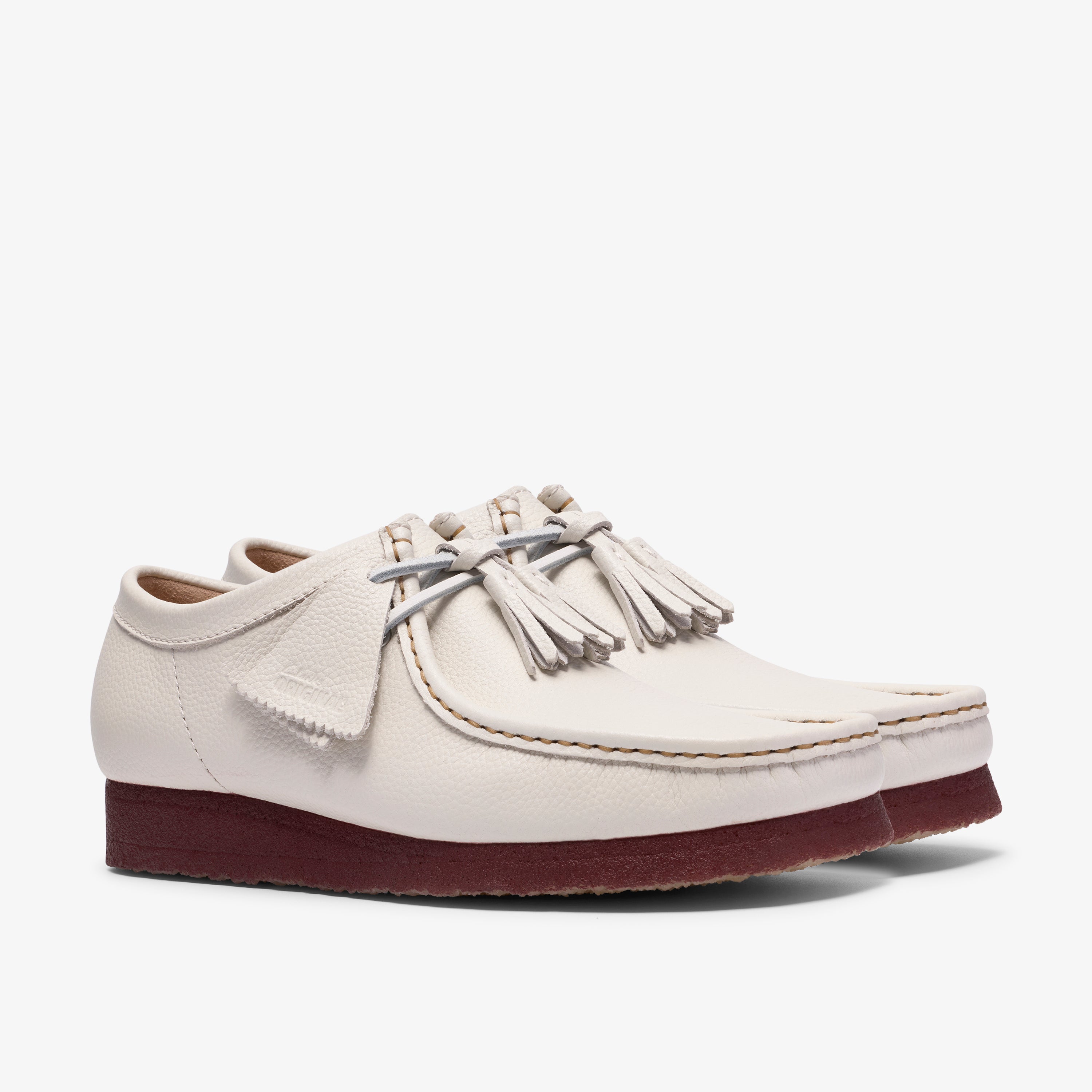 クラークス Clarks Wallabee / メンズ ワラビー (ホワイトレザー)の4枚目