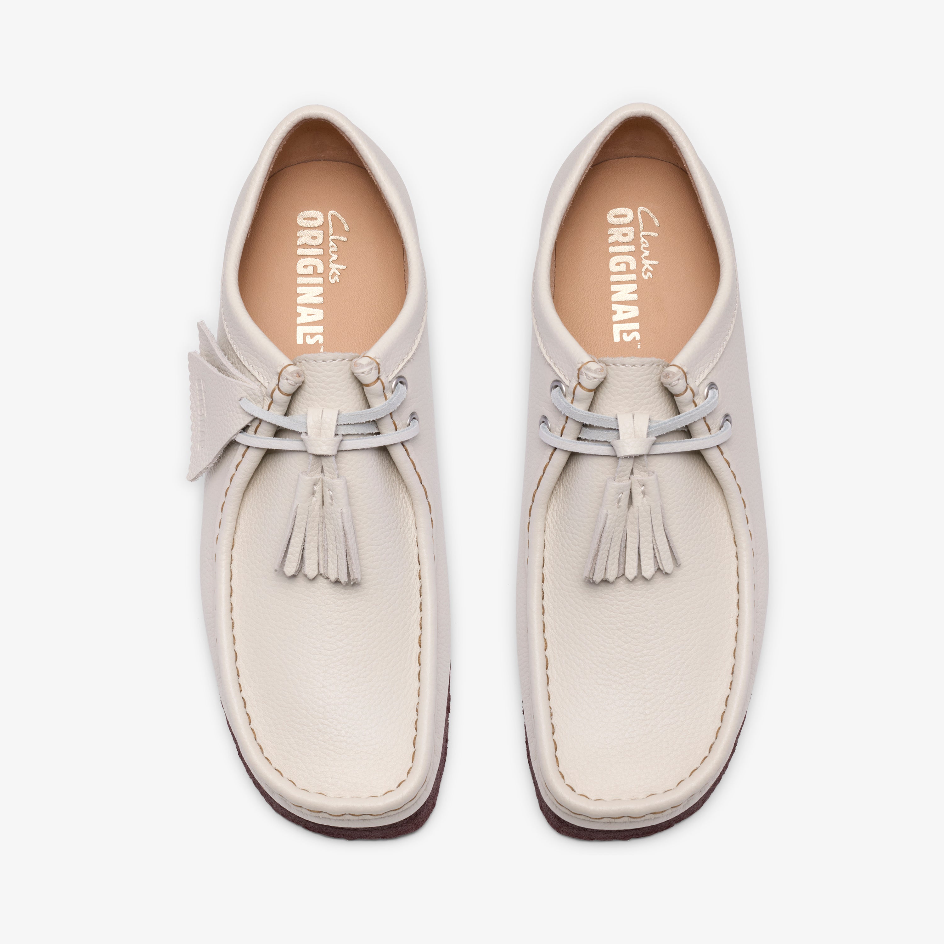 クラークス Clarks Wallabee / メンズ ワラビー (ホワイトレザー)の6枚目