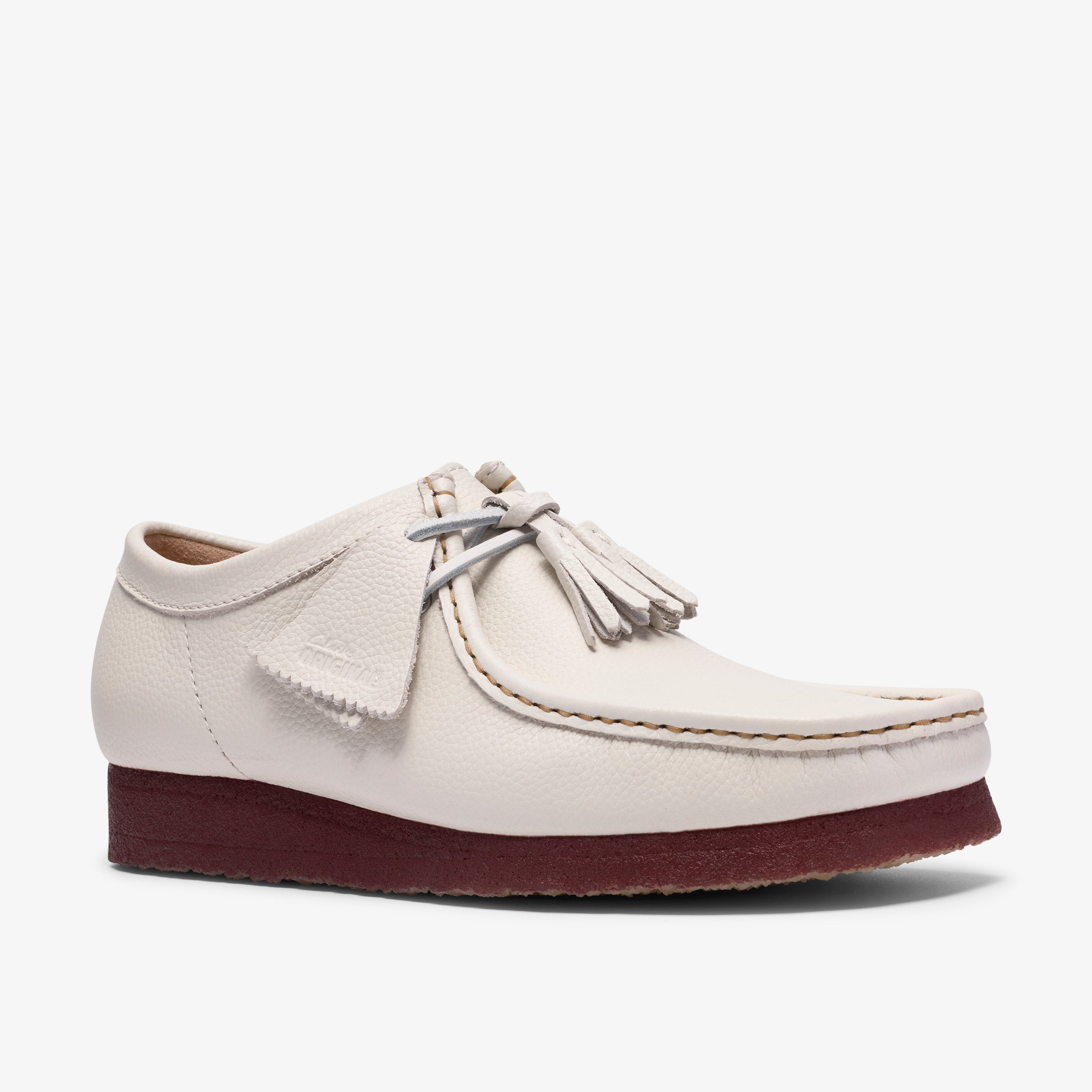 クラークス Clarks Wallabee / メンズ ワラビー (ホワイトレザー)の7枚目