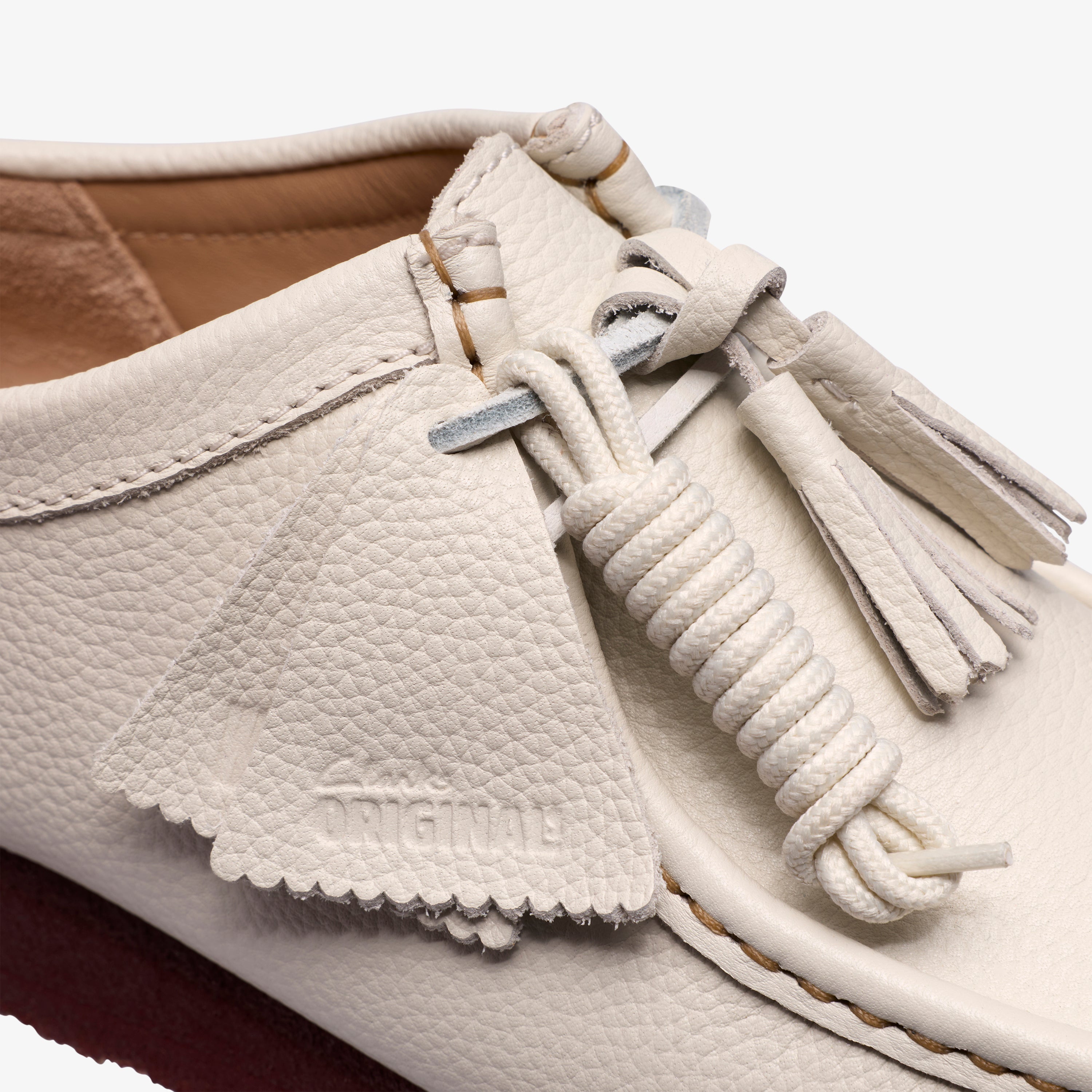 クラークス Clarks Wallabee / メンズ ワラビー (ホワイトレザー)の8枚目