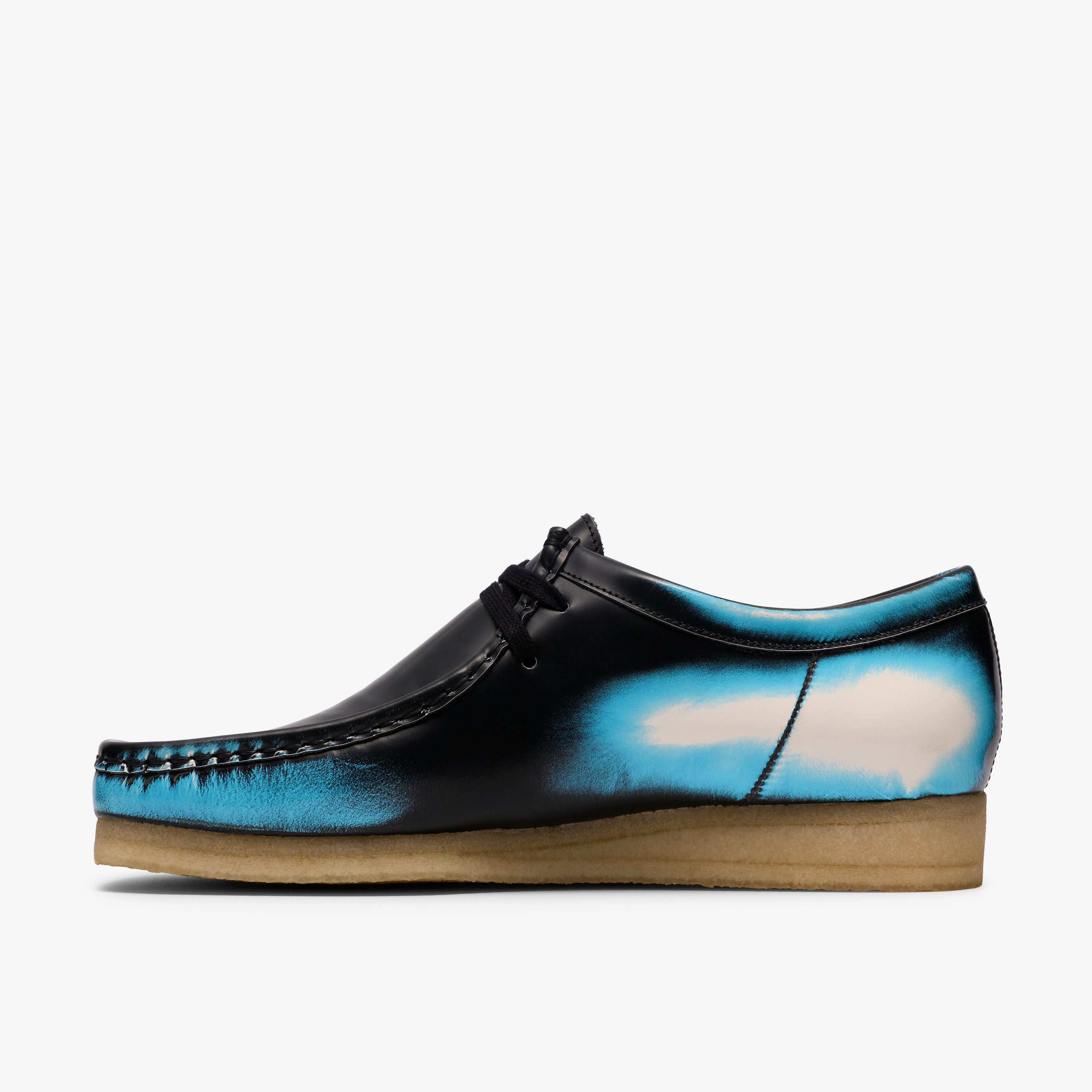 クラークス Clarks Wallabee / メンズ ワラビー (ブラックブラッシュオフ)の2枚目