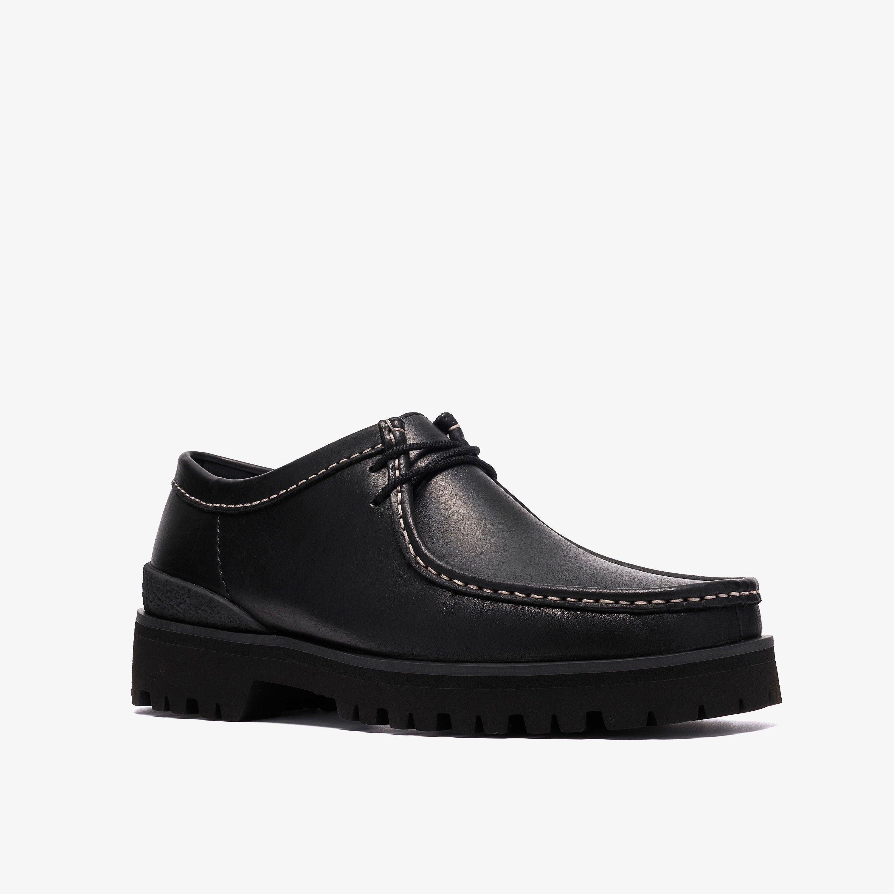 クラークス Clarks Walla Yukoner / ワラユーコナー (ブラックレザー)の4枚目