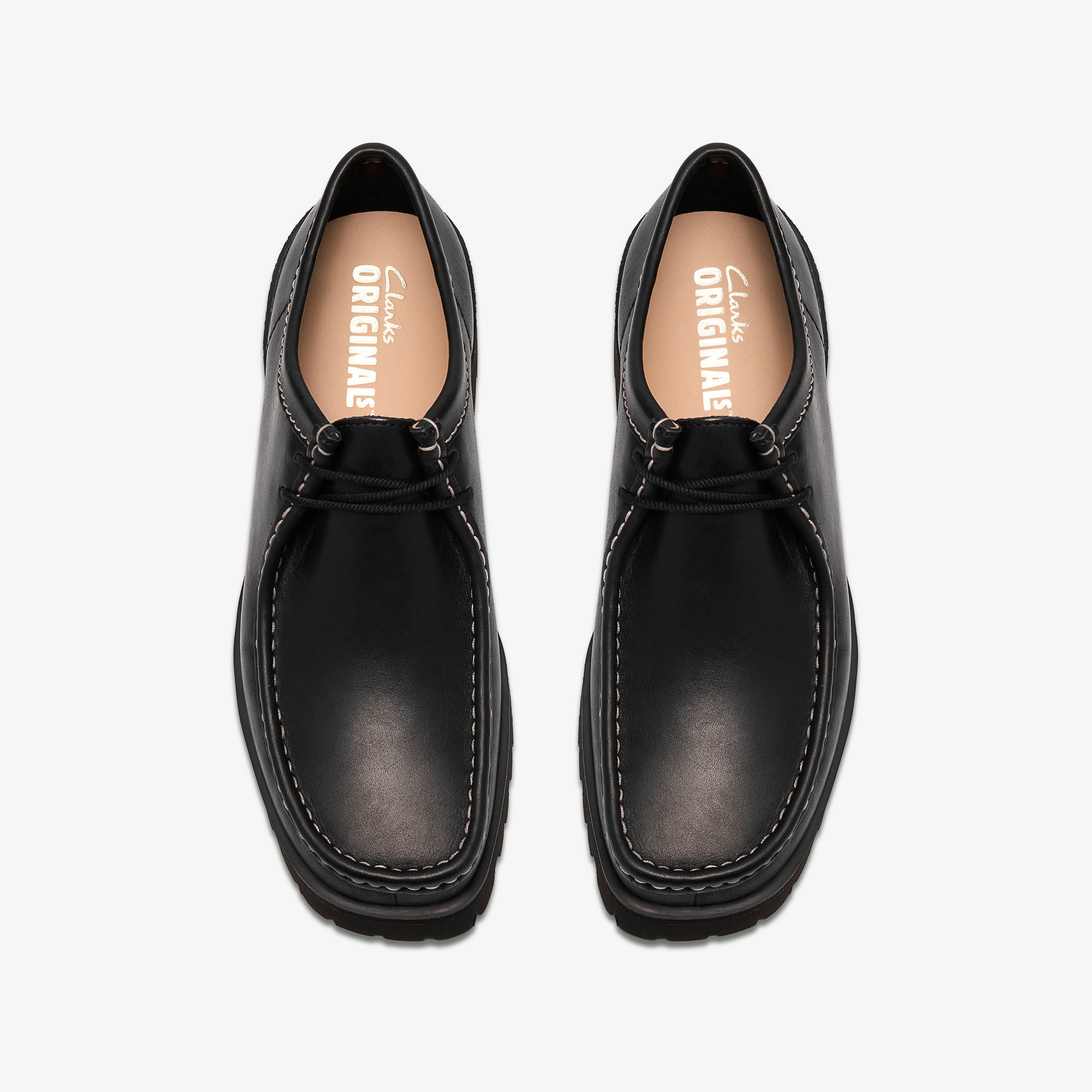 クラークス Clarks Walla Yukoner / ワラユーコナー (ブラックレザー)の6枚目
