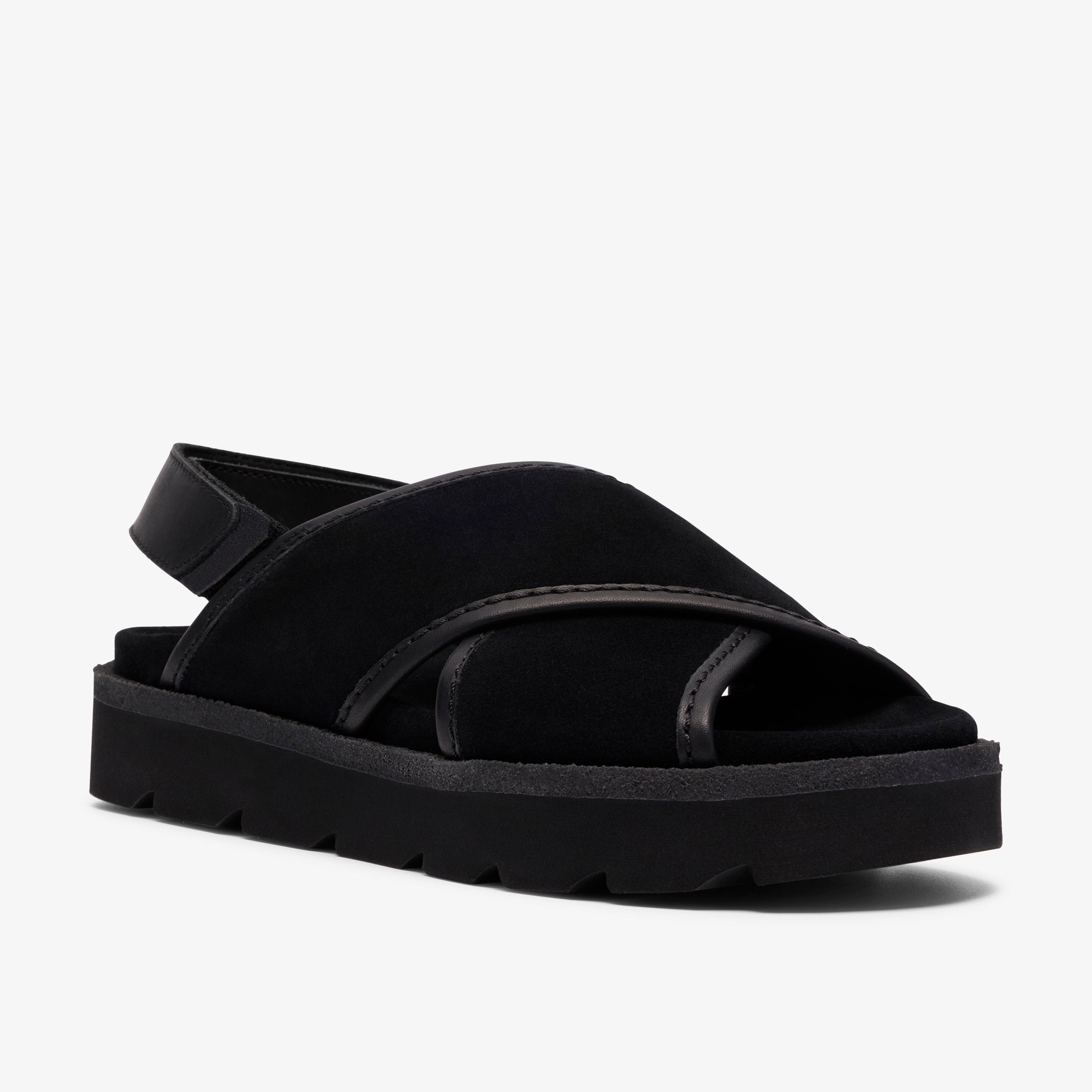 クラークス Clarks Meare Cross / メアクロス (ブラックスエード)の4枚目