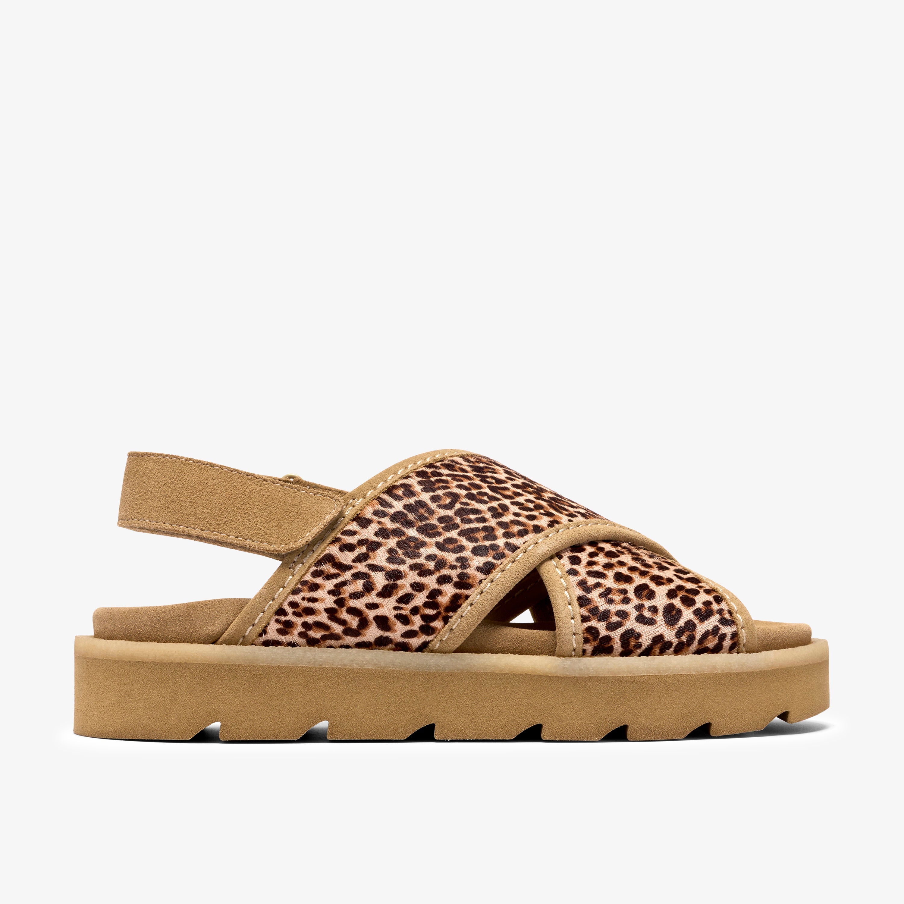クラークス Clarks Meare Cross / メアクロス (レオパードプリント)の1枚目