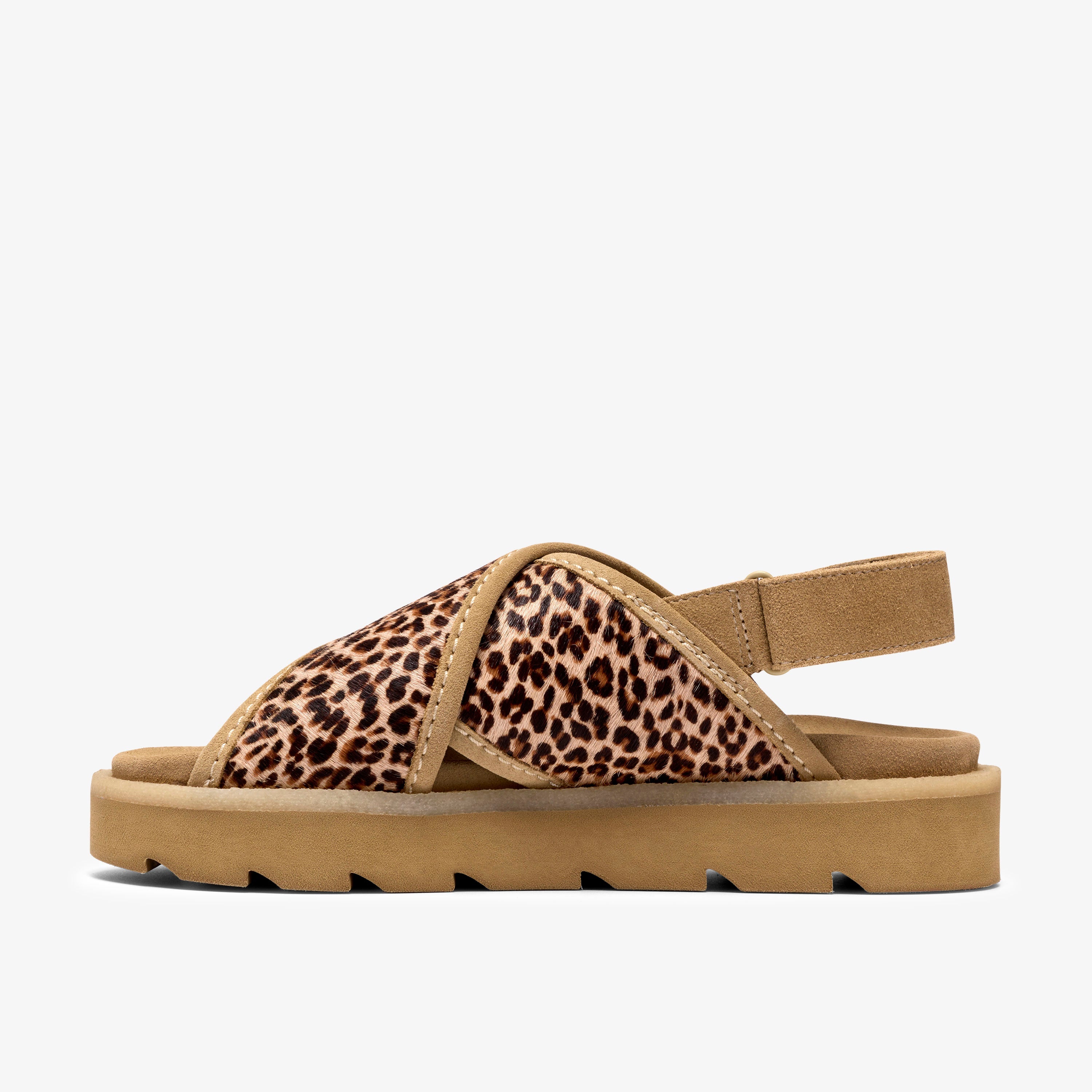 クラークス Clarks Meare Cross / メアクロス (レオパードプリント)の2枚目