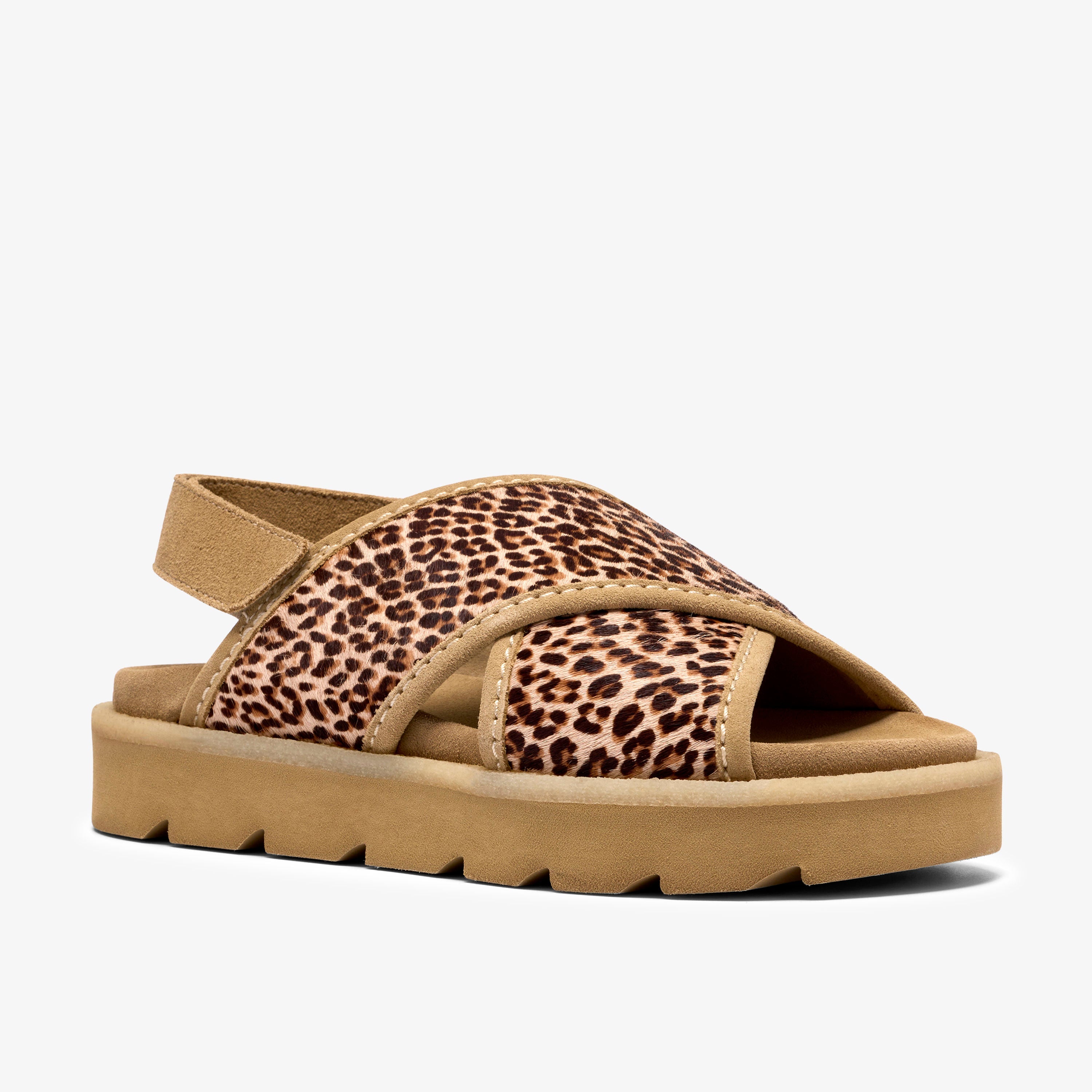 クラークス Clarks Meare Cross / メアクロス (レオパードプリント)の4枚目