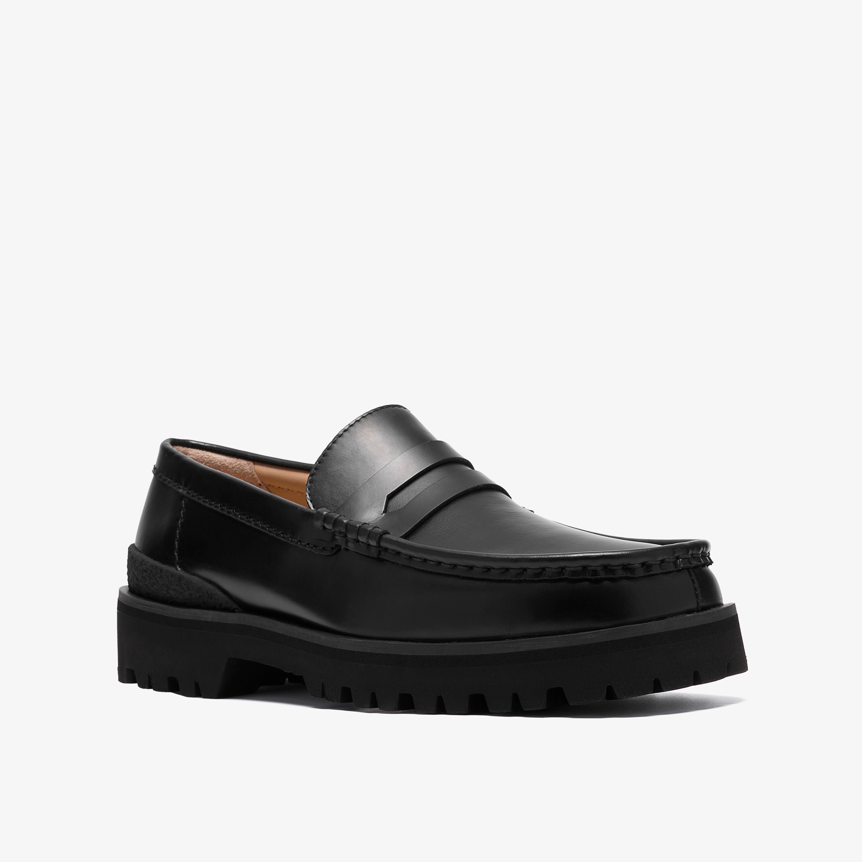 クラークス Clarks Yukoner Penny / ユーコナーペニー (ブラックレザー)の4枚目