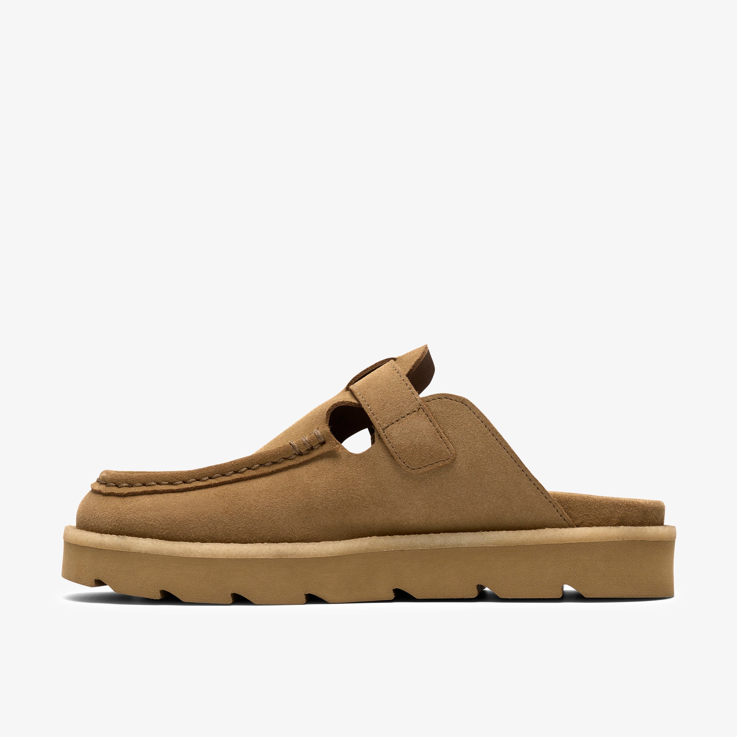 クラークス Clarks Meare Mocc / メアモック (ダークサンドスエード)の2枚目