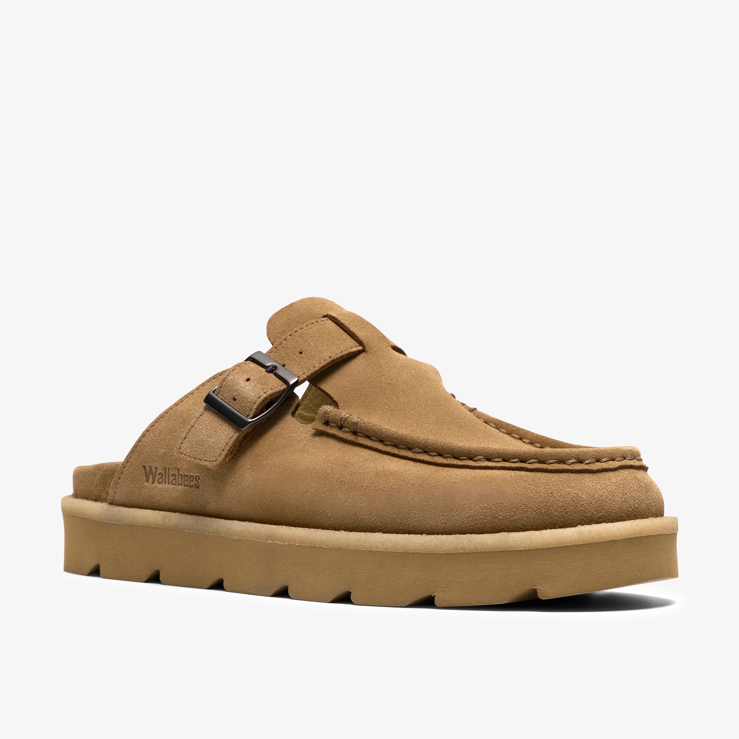 クラークス Clarks Meare Mocc / メアモック (ダークサンドスエード)の4枚目