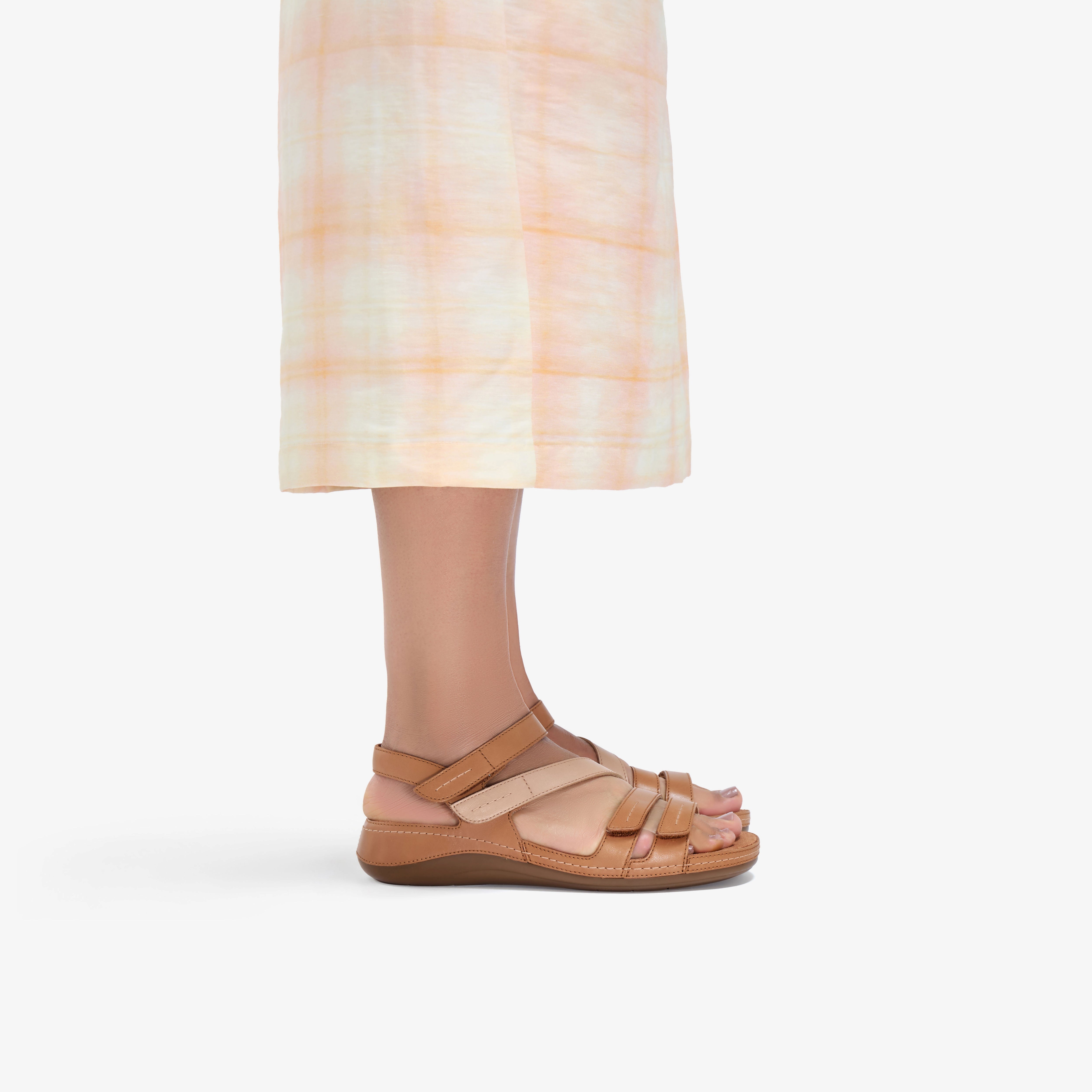 クラークス Clarks Cecily Mix / セシリーミックス (ベージュコンビ)の7枚目