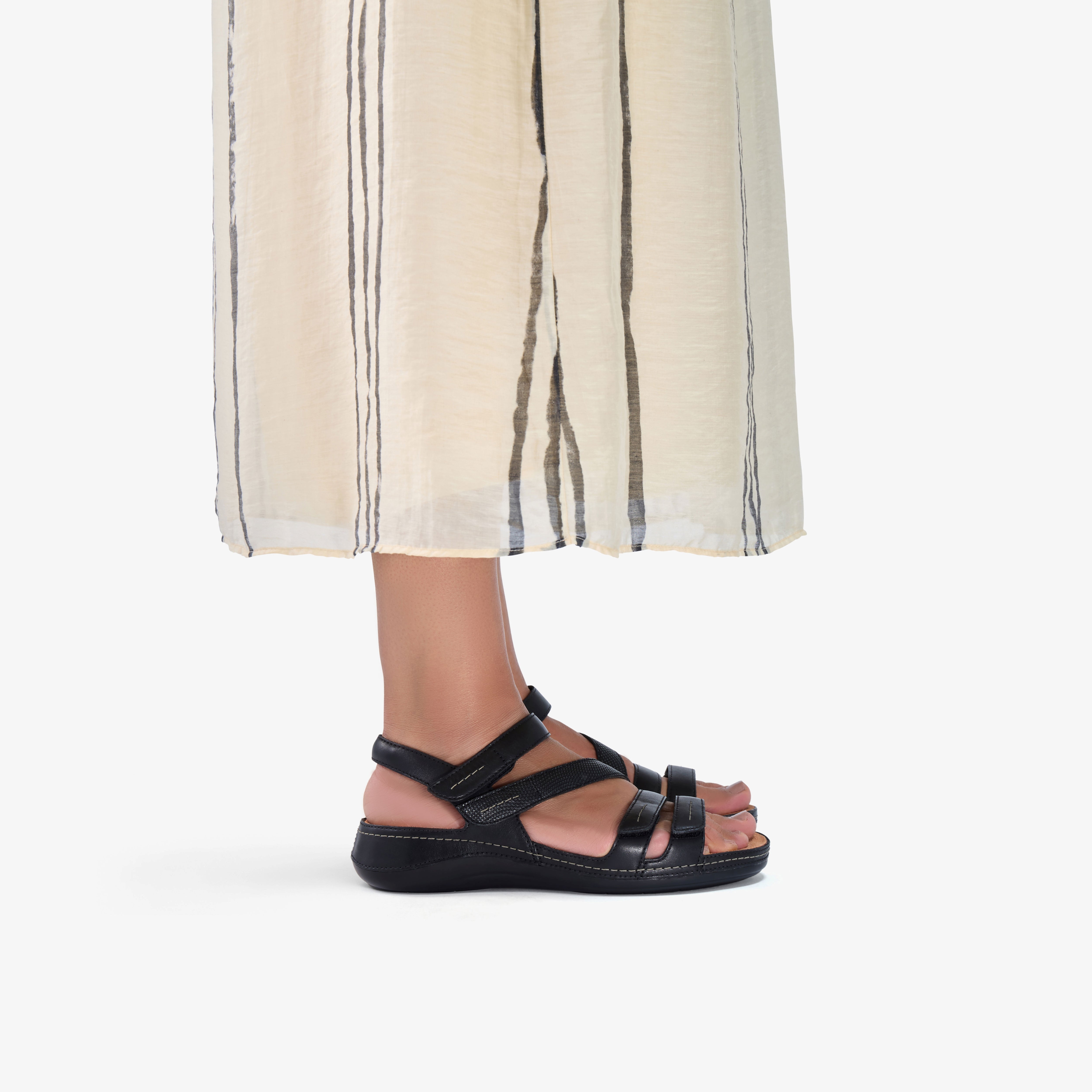 クラークス Clarks Cecily Mix / セシリーミックス (ブラックコンビ)の7枚目