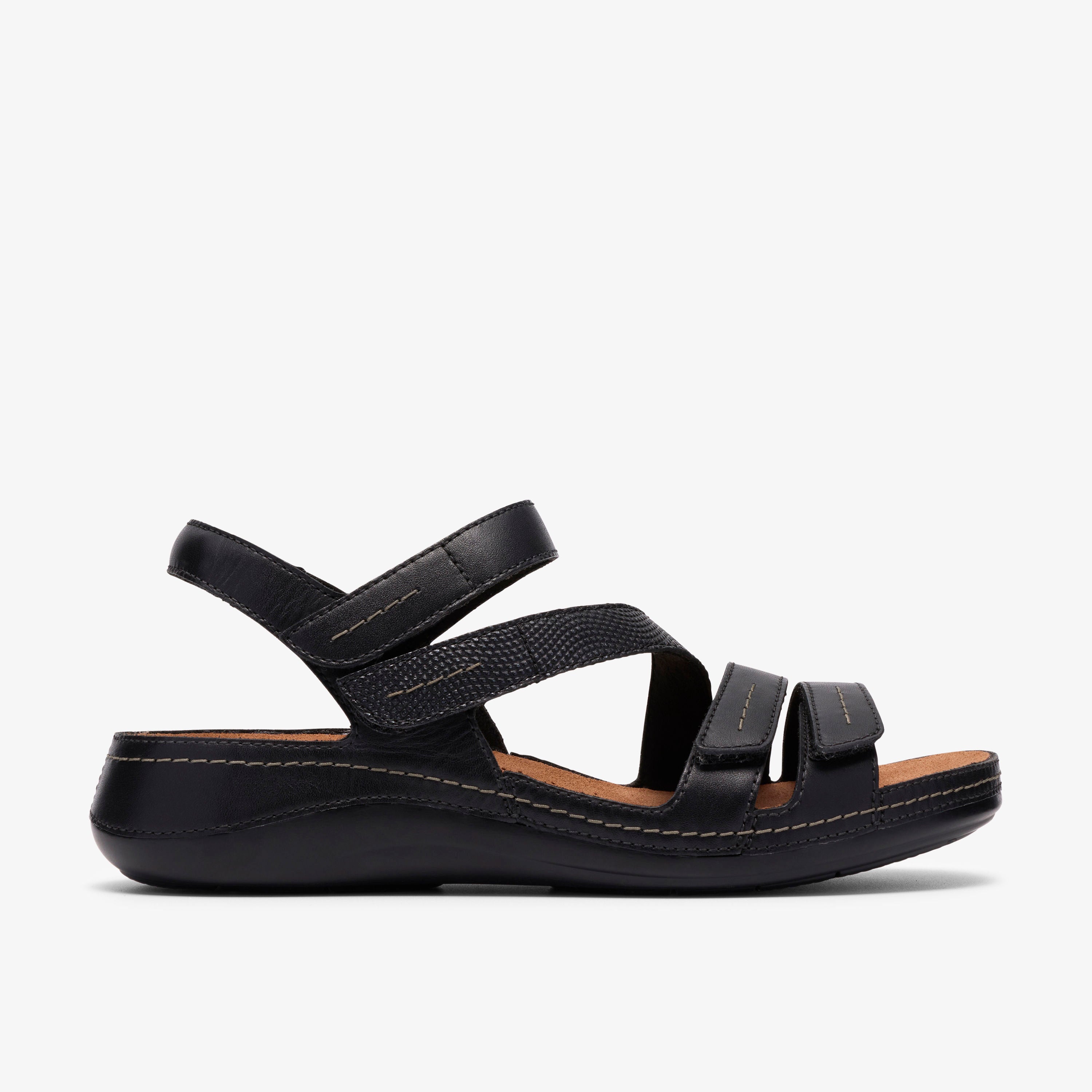 クラークス Clarks Cecily Mix / セシリーミックス (ブラックコンビ)の1枚目